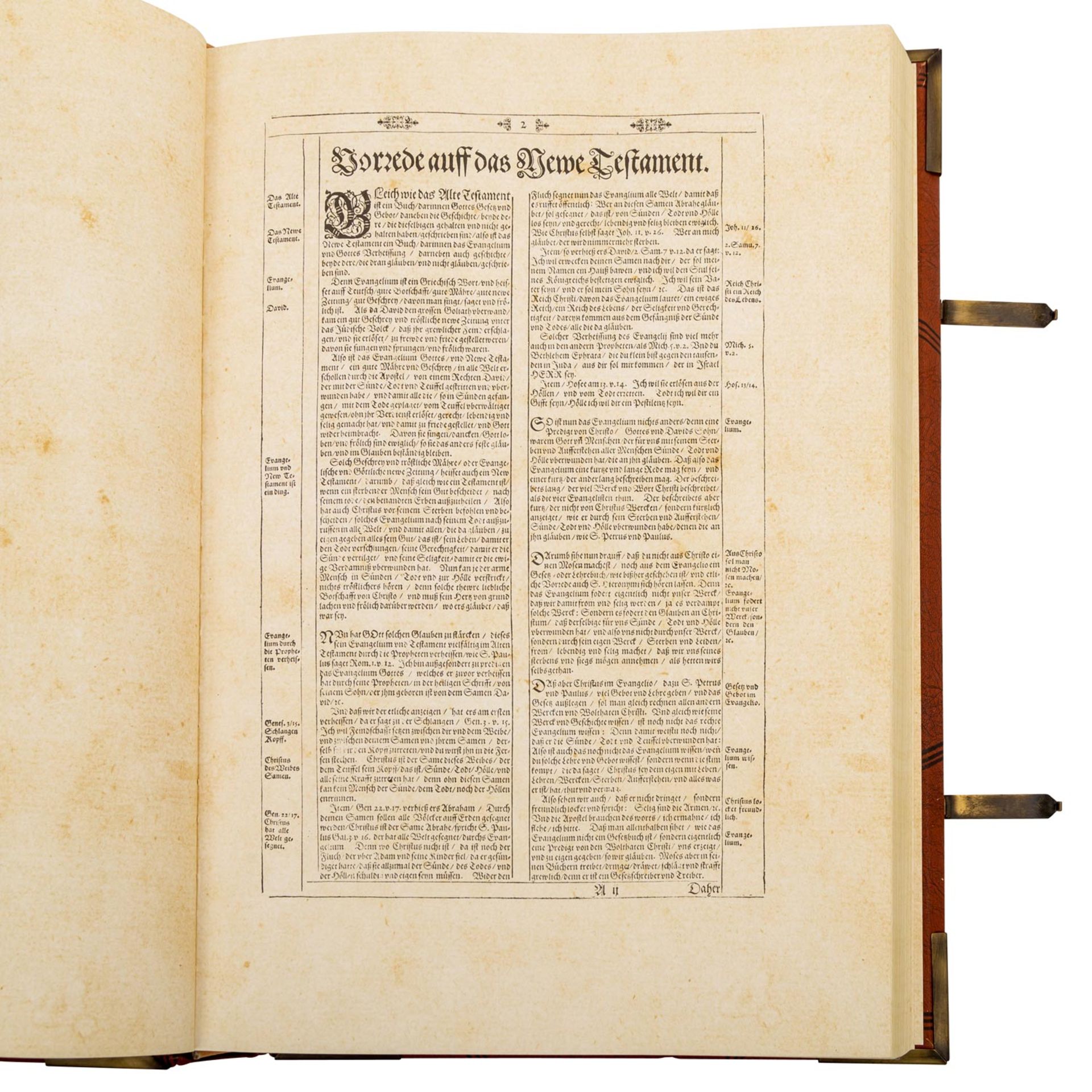 Faksimile Bibel Matthäus Merians von 1630, - Bild 3 aus 3