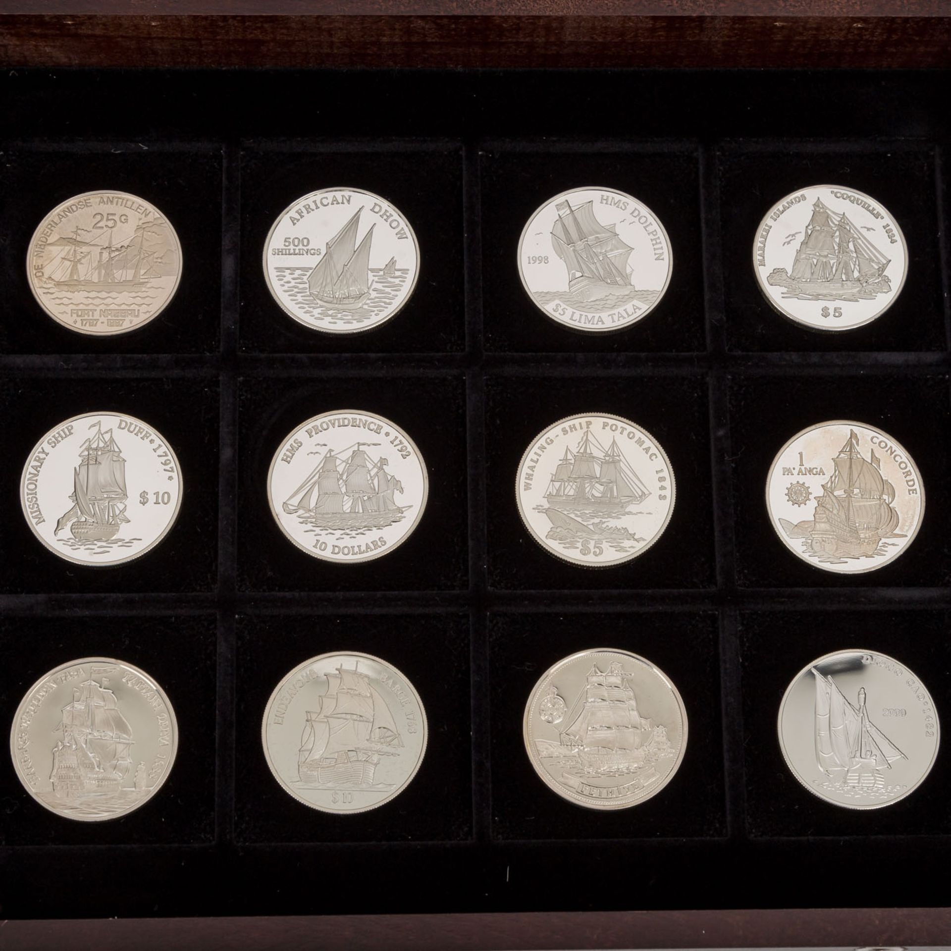 Seefahrt - 67 thematische Münzen aus den späten 1990er Jahren, - Bild 4 aus 7