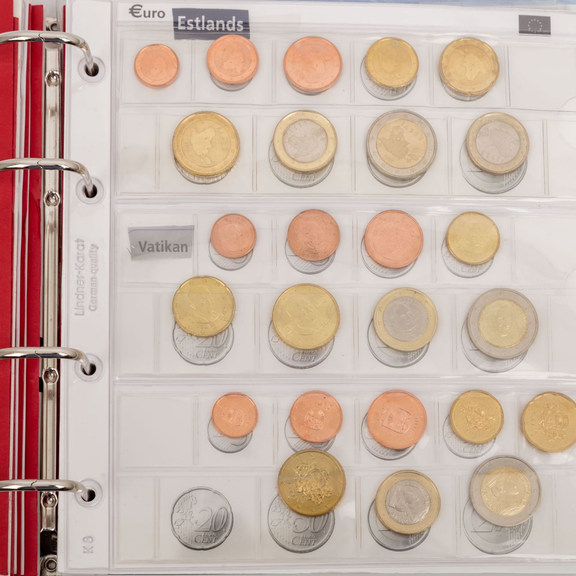 Sammlung Euro Münzen, u.a. ca. 65 x 2 Euro, 18 x KMS verschiedener Länder, - Bild 4 aus 9