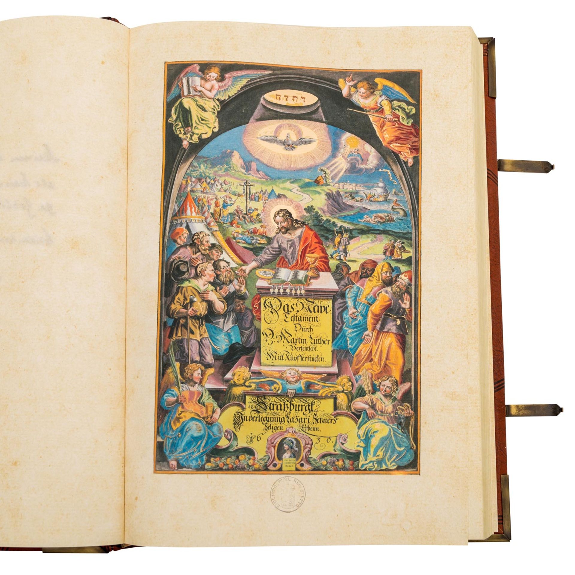 Faksimile Bibel Matthäus Merians von 1630, - Bild 2 aus 3