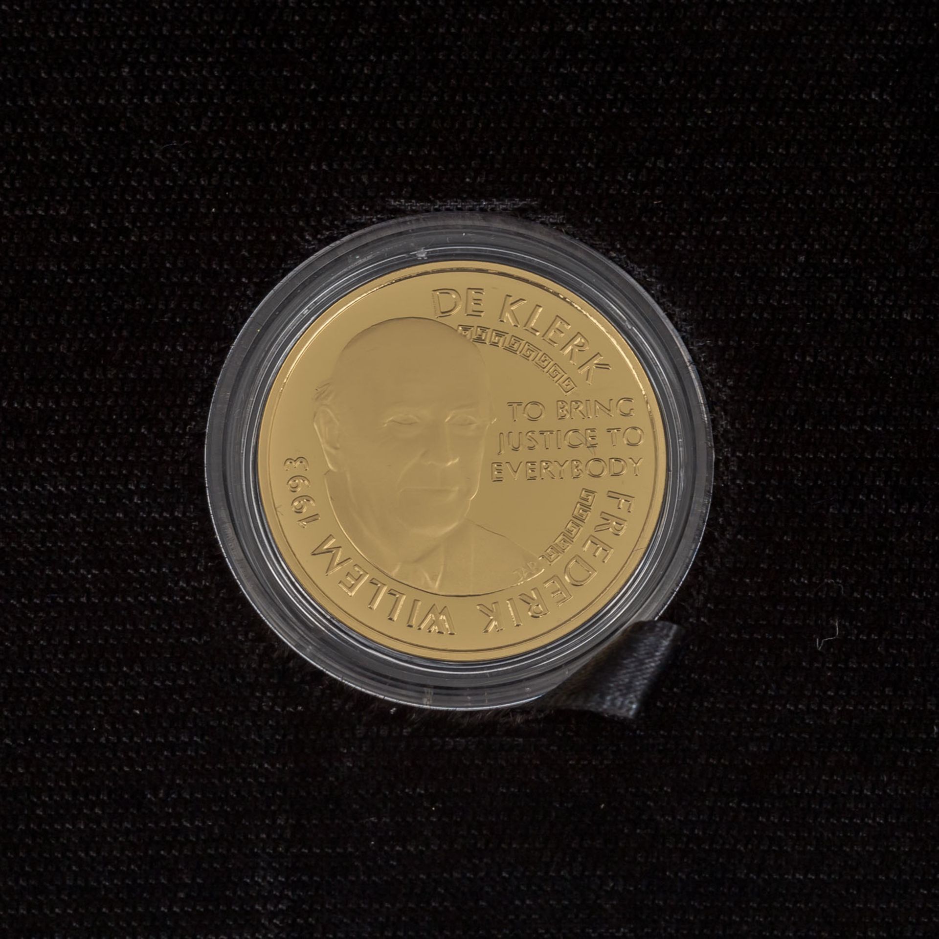 Südafrikanische Nobelpreisträger - 4 x 1/4 Unze Gold, - Bild 3 aus 5