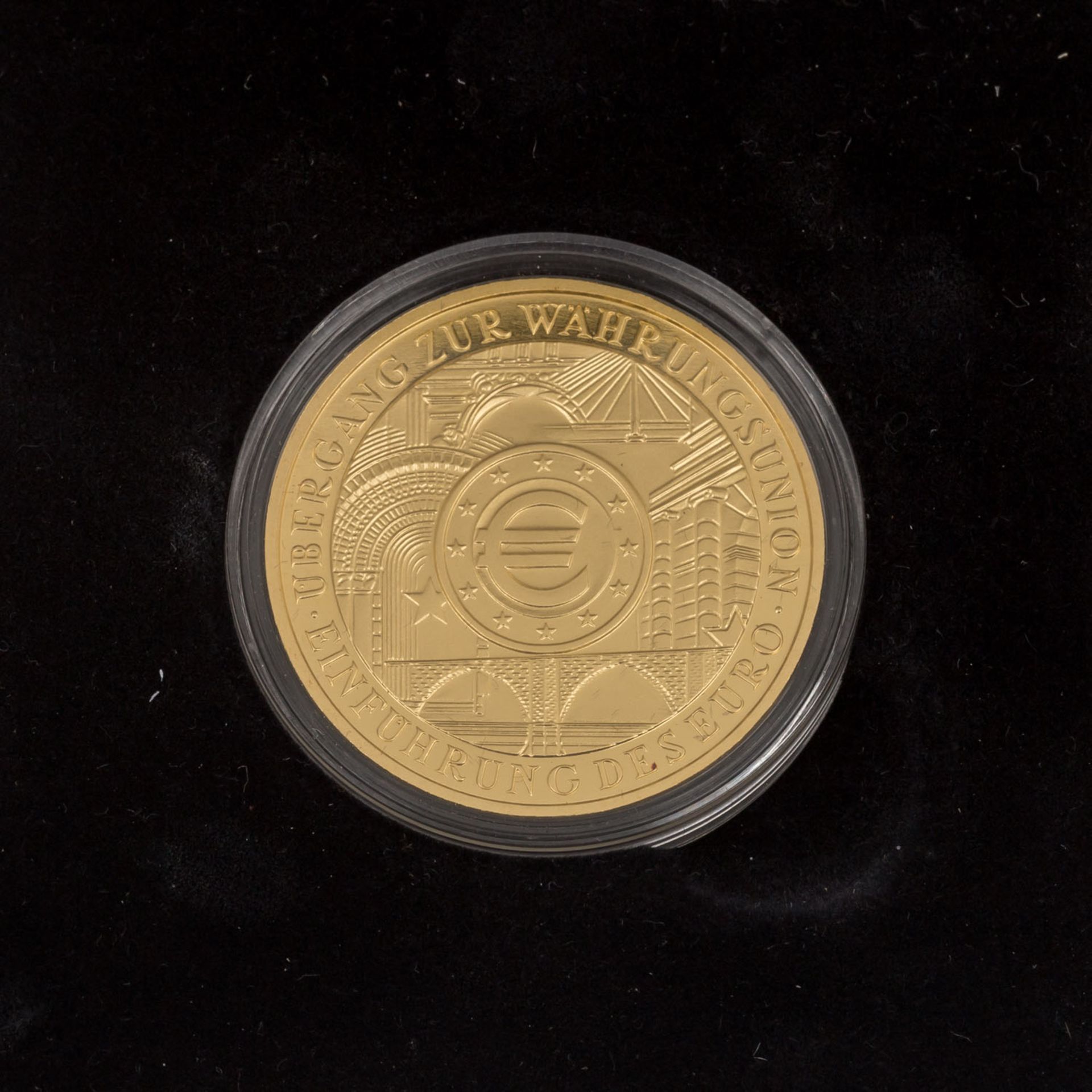 BRD/GOLD - Seltene 200 Euro 2002 J Währungsunion - Bild 2 aus 3