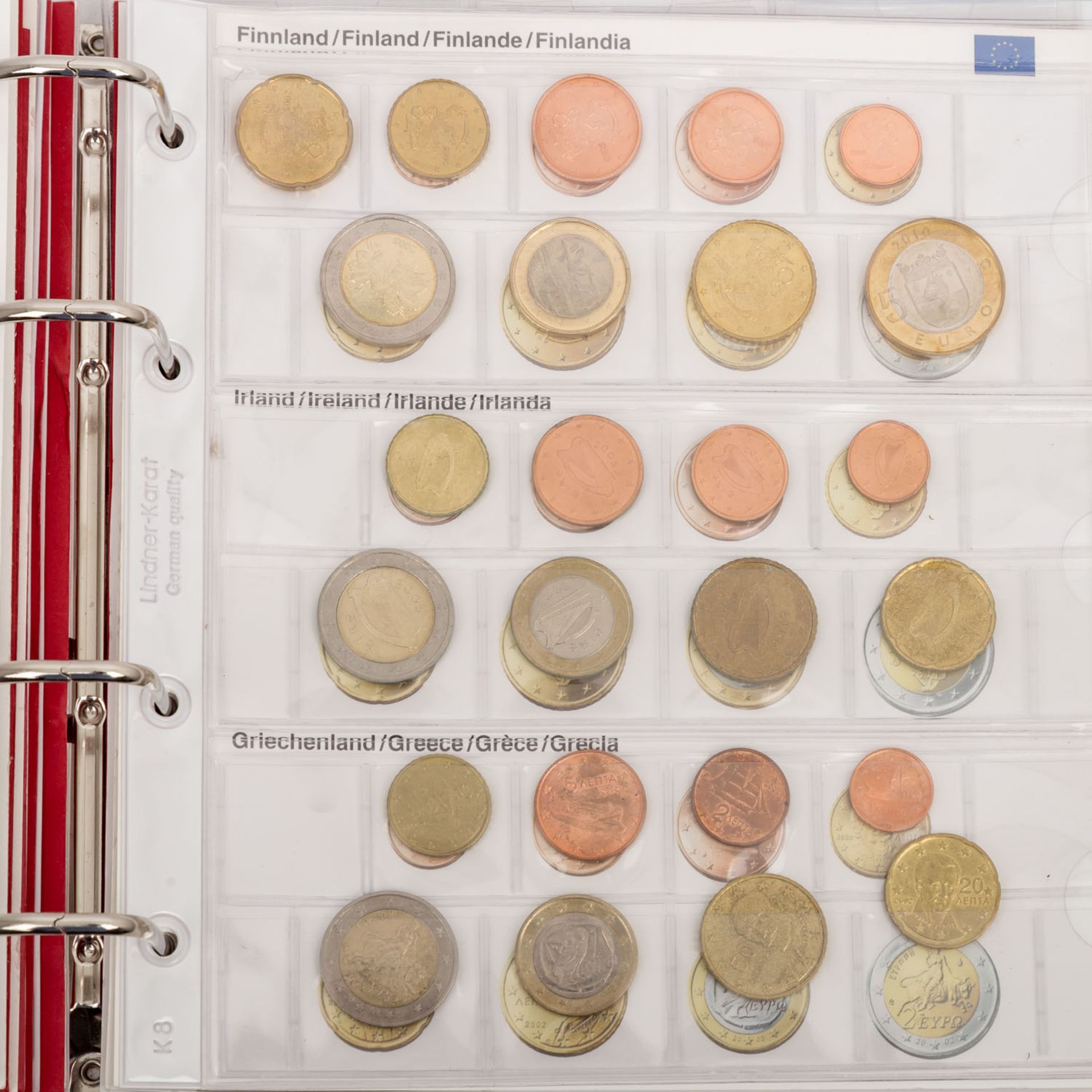 Sammlung Euro Münzen, u.a. ca. 65 x 2 Euro, 18 x KMS verschiedener Länder, - Bild 7 aus 9