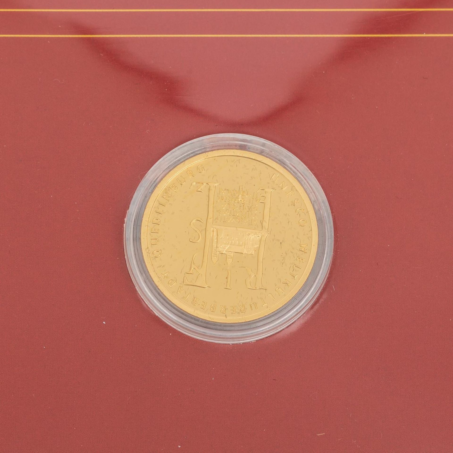 BRD/GOLD - 11 x 100 Euro in Gold als Numisblätterin 2 Alben. Bestehend aus 2003 G Quedlinburg, - Bild 14 aus 24