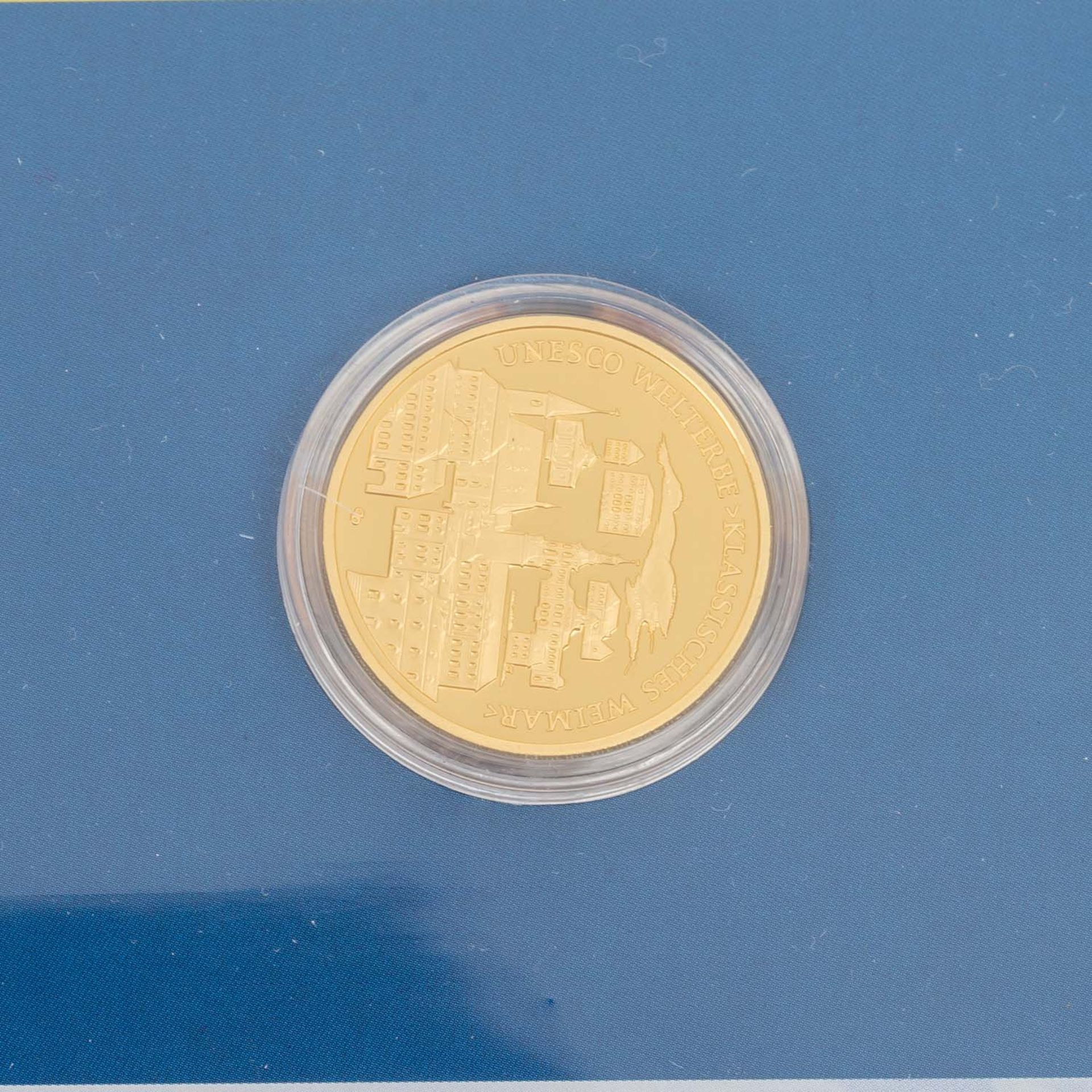 BRD/GOLD - 11 x 100 Euro in Gold als Numisblätterin 2 Alben. Bestehend aus 2003 G Quedlinburg, - Bild 11 aus 24