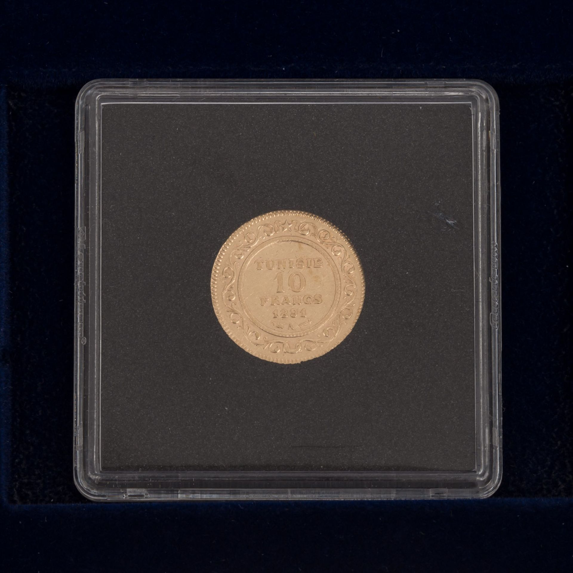 GOLD aus 1001 Nacht - Konvolut mit 20 Francs Tunesien 1892 A,10 Francs Tunesien 1891 A sowie Iran - Bild 5 aus 7