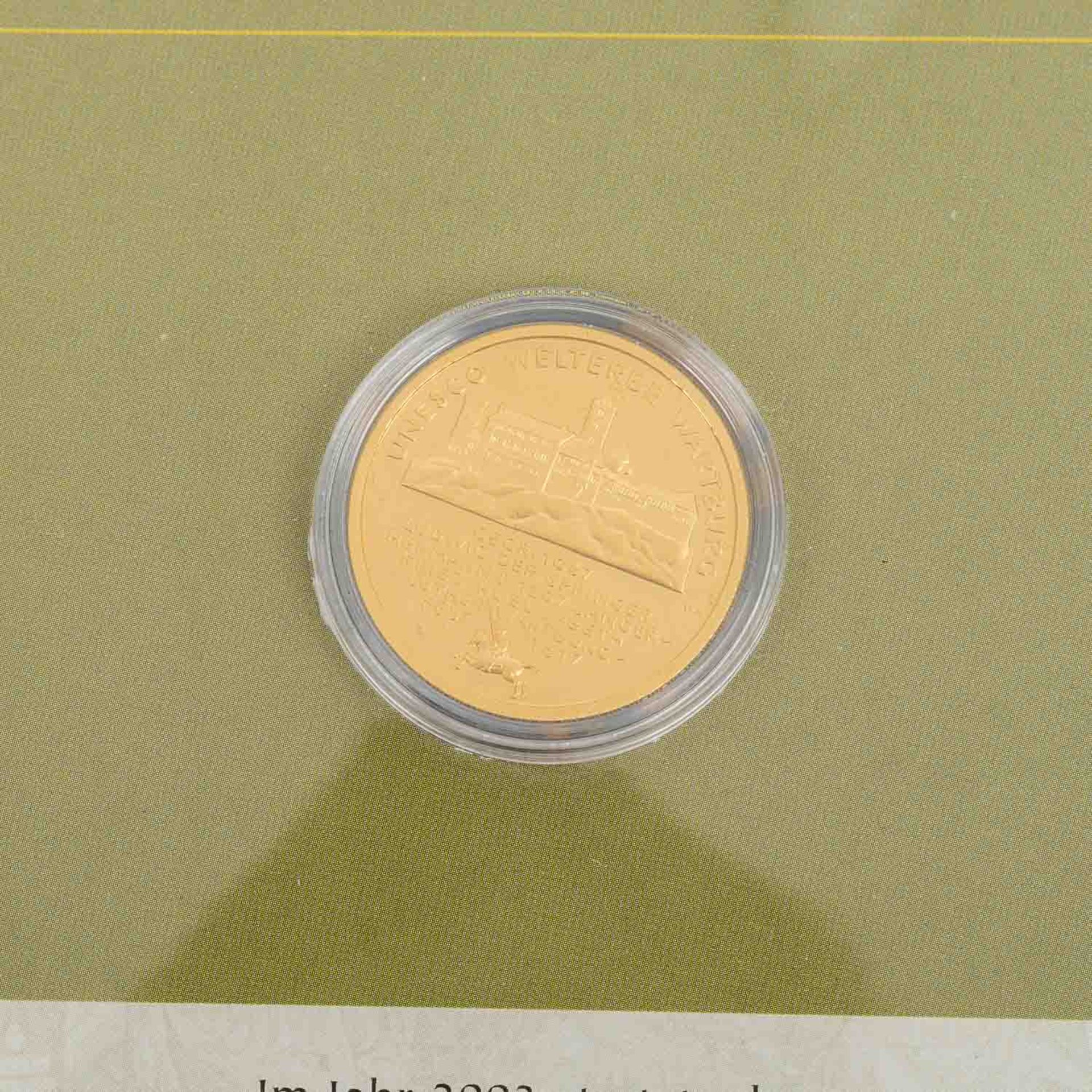 BRD/GOLD - 11 x 100 Euro in Gold als Numisblätterin 2 Alben. Bestehend aus 2003 G Quedlinburg, - Bild 23 aus 24