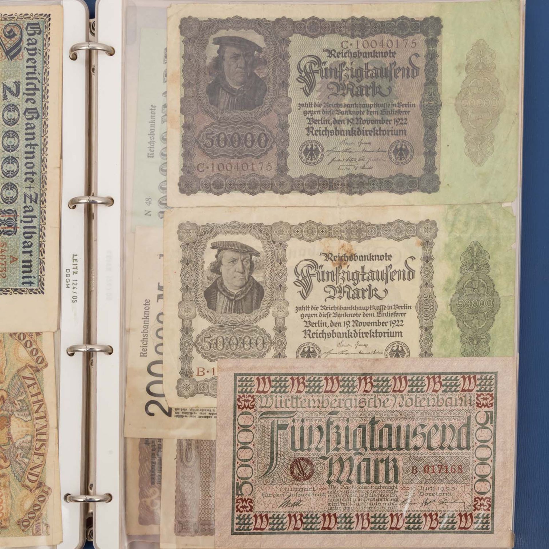 Historische Banknoten Deutschland und Russland, 1. Hälfte 20.Jh. -dabei u.a. Dt. Kaiserreich, - Bild 6 aus 7