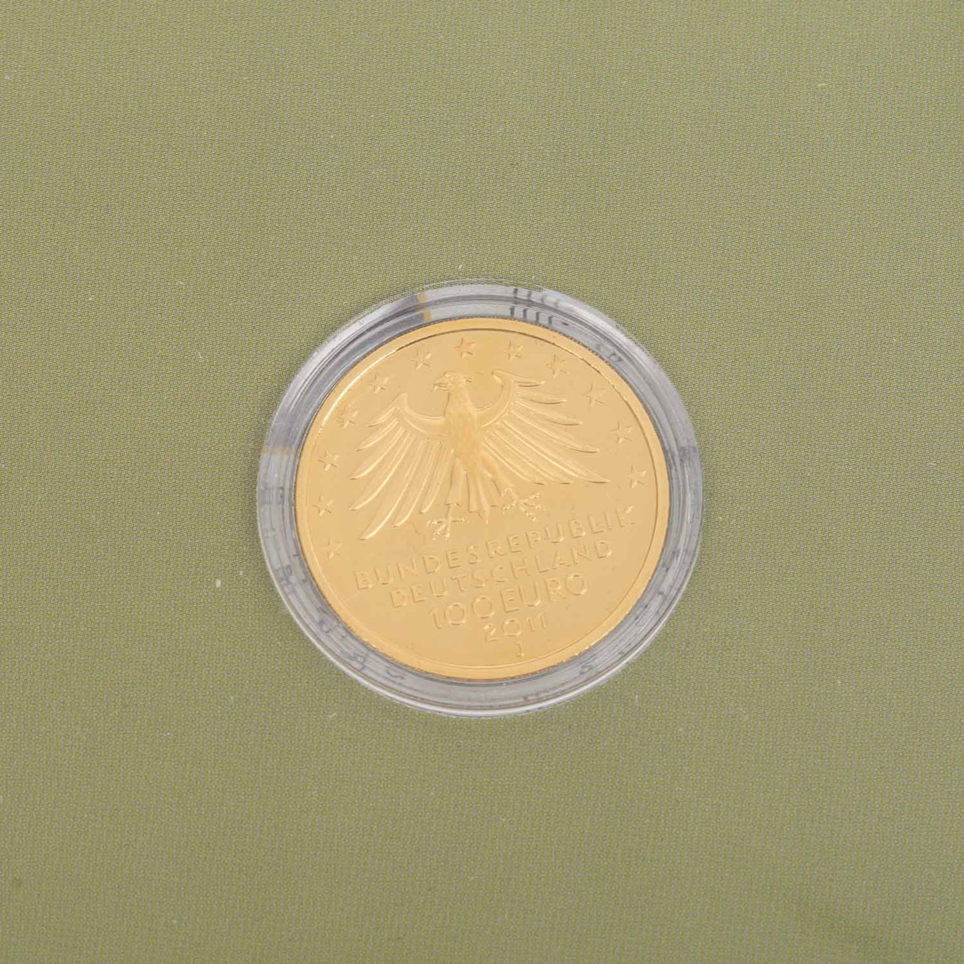BRD/GOLD - 11 x 100 Euro in Gold als Numisblätterin 2 Alben. Bestehend aus 2003 G Quedlinburg, - Bild 24 aus 24