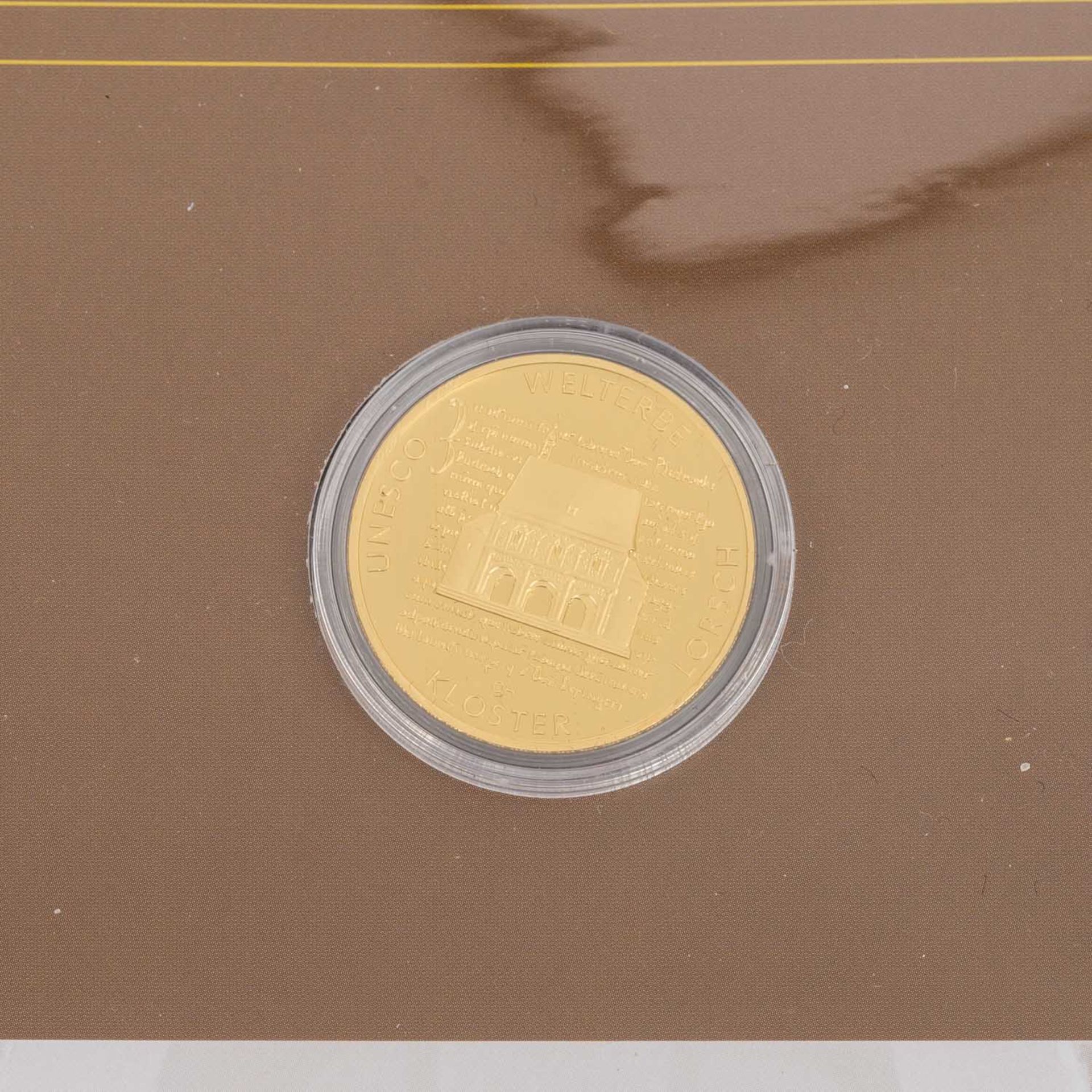 BRD/GOLD - 11 x 100 Euro in Gold als Numisblätterin 2 Alben. Bestehend aus 2003 G Quedlinburg, - Bild 16 aus 24