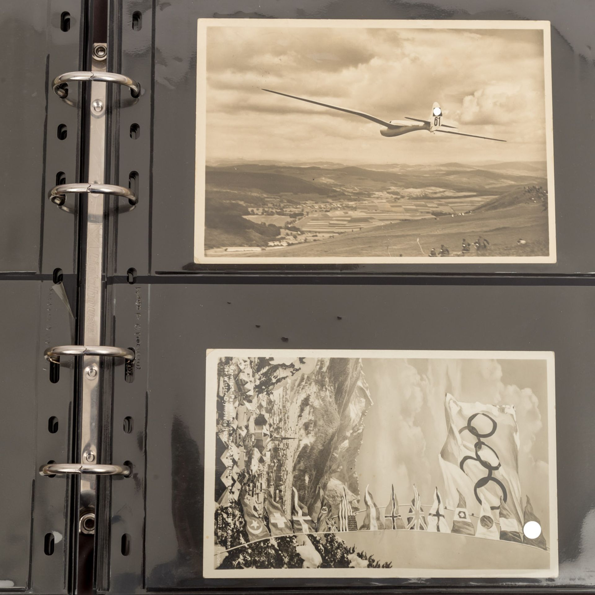 Dt. Reich Propaganda / Zeppelin - über 60 Ansichten Karten, Pressefotos,Bildserien, usw. im Album, - Bild 3 aus 4