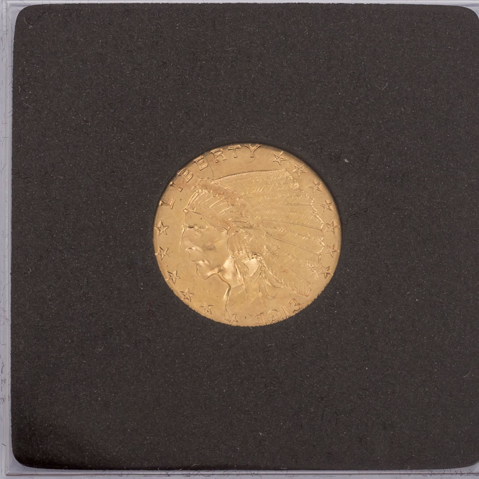 USA/GOLD - 2 x 2 1/2 Dollars Indian Head,1913 + 1915. Ca. je 3,76 g fein. ssUSA/GOLD - 2 x 2 1/2 - Bild 4 aus 5