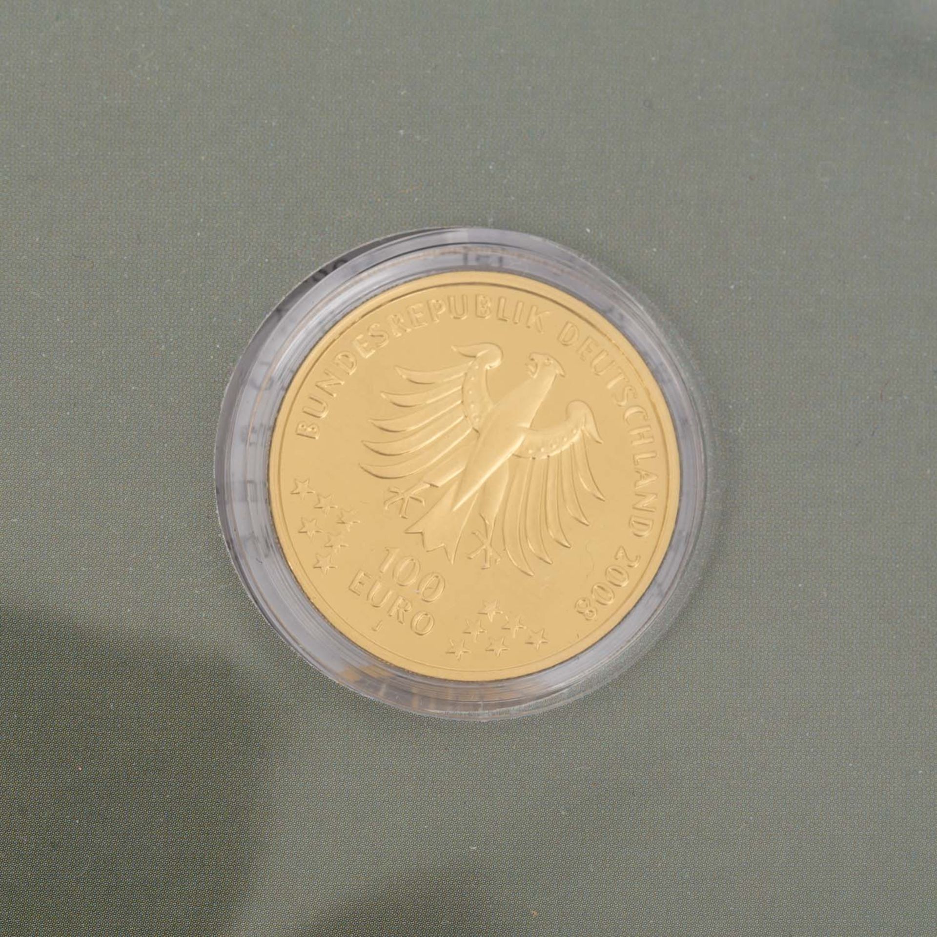 BRD/GOLD - 11 x 100 Euro in Gold als Numisblätterin 2 Alben. Bestehend aus 2003 G Quedlinburg, - Bild 18 aus 24