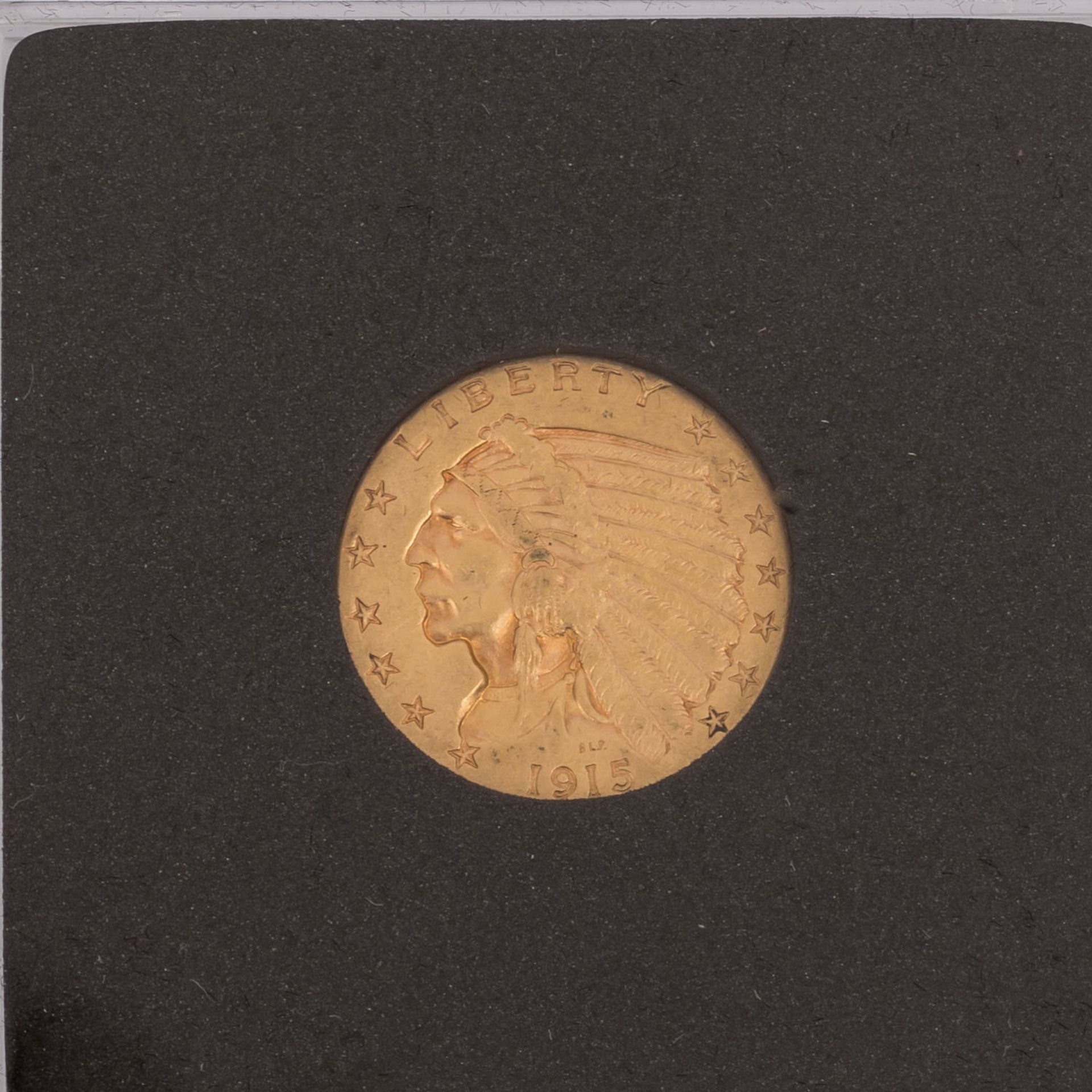 USA/GOLD - 2 x 2 1/2 Dollars Indian Head,1913 + 1915. Ca. je 3,76 g fein. ssUSA/GOLD - 2 x 2 1/2 - Bild 3 aus 5