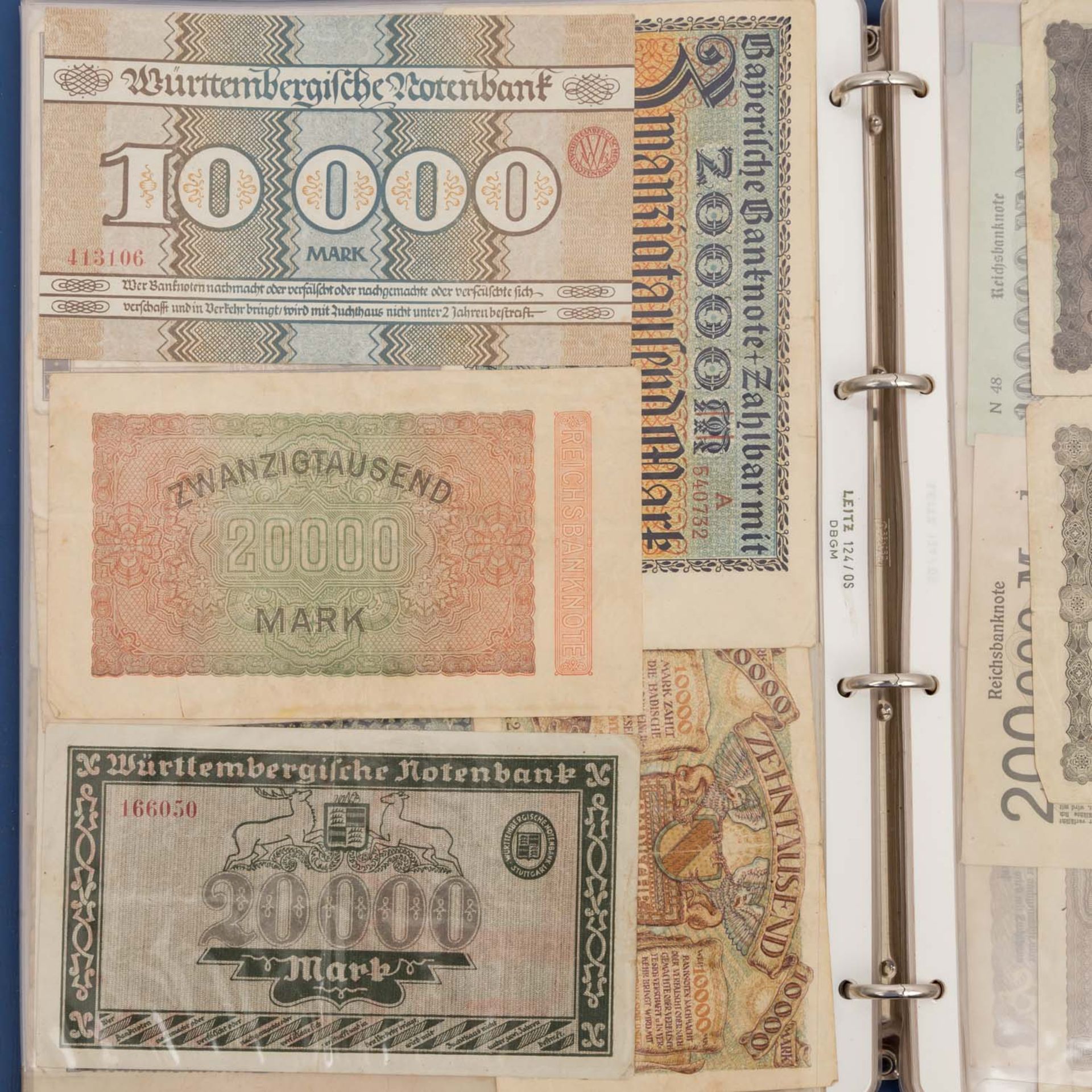 Historische Banknoten Deutschland und Russland, 1. Hälfte 20.Jh. -dabei u.a. Dt. Kaiserreich, - Bild 7 aus 7