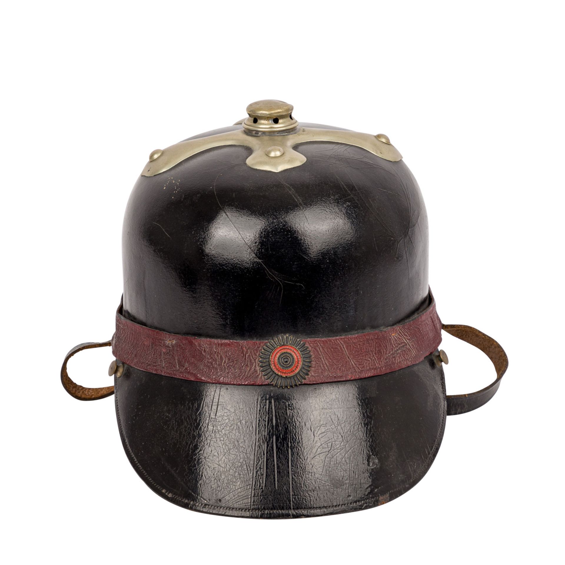 Feuerwehrhelm um 1900, - Bild 3 aus 5