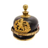 HESSEN - Pickelhaube mit Schuppenkette,