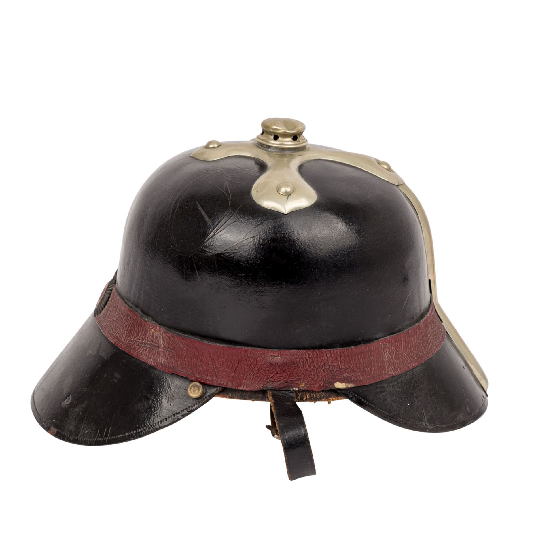 Feuerwehrhelm um 1900, - Bild 4 aus 5