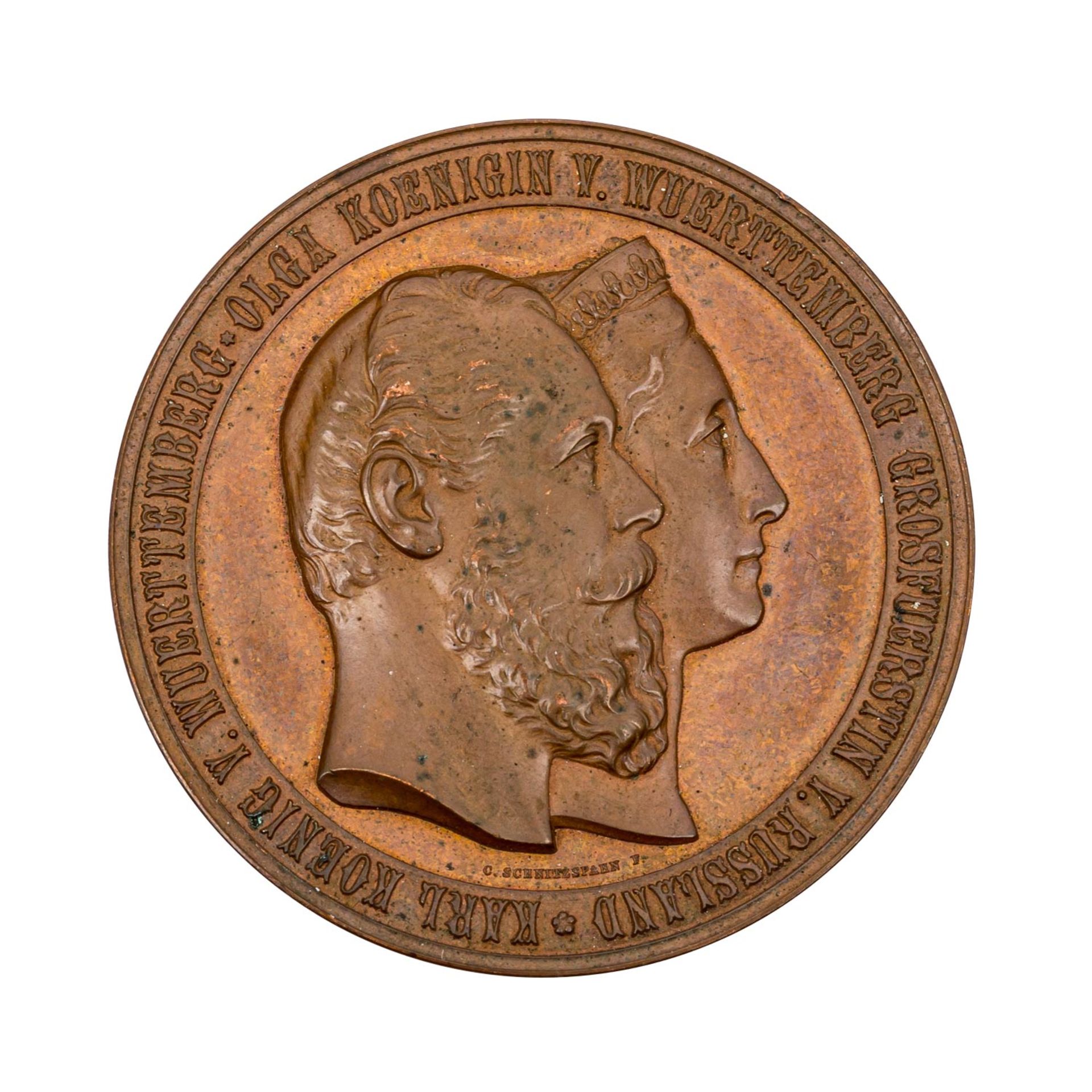 Württemberg - Bronzemedaille 1871,