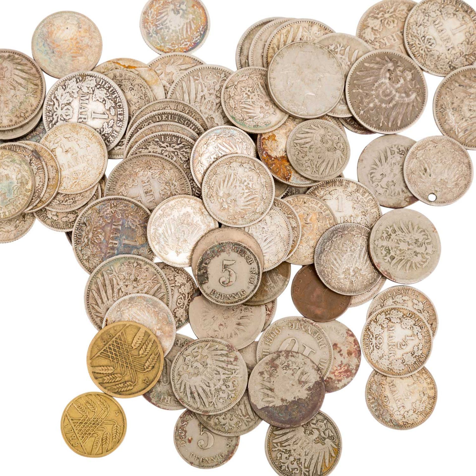 Eine Sammlung von Münzen - Image 2 of 3