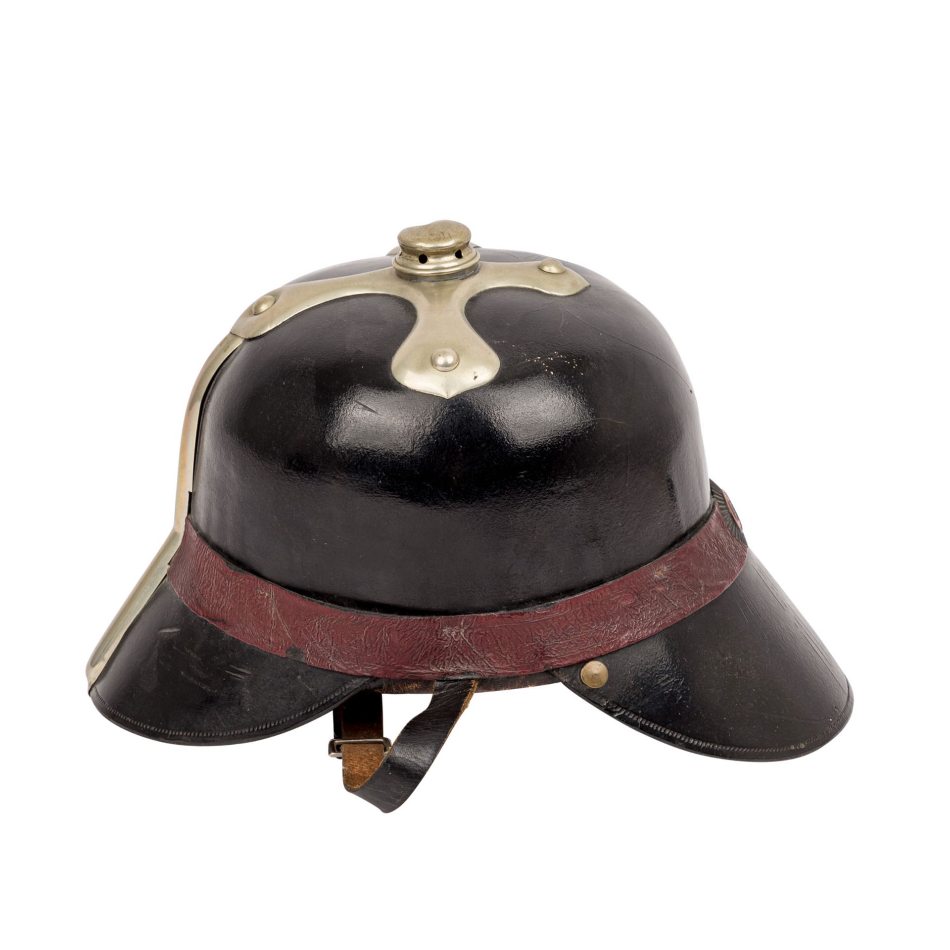 Feuerwehrhelm um 1900, - Bild 2 aus 5