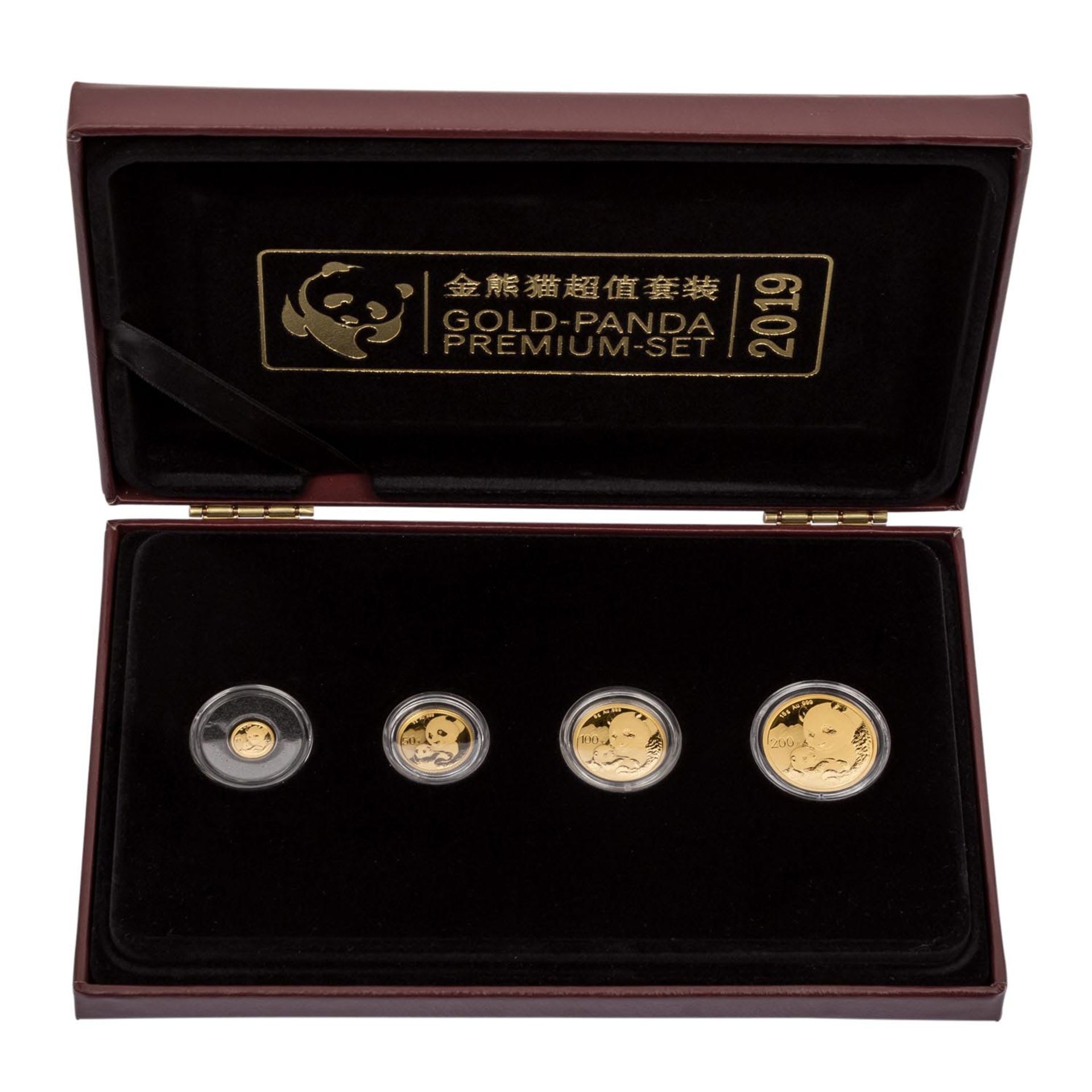 GOLD-PANDA PREMIUM-SET 2019 - Bestehend aus