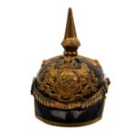 BAYERN - Pickelhaube mit Schuppenkette,