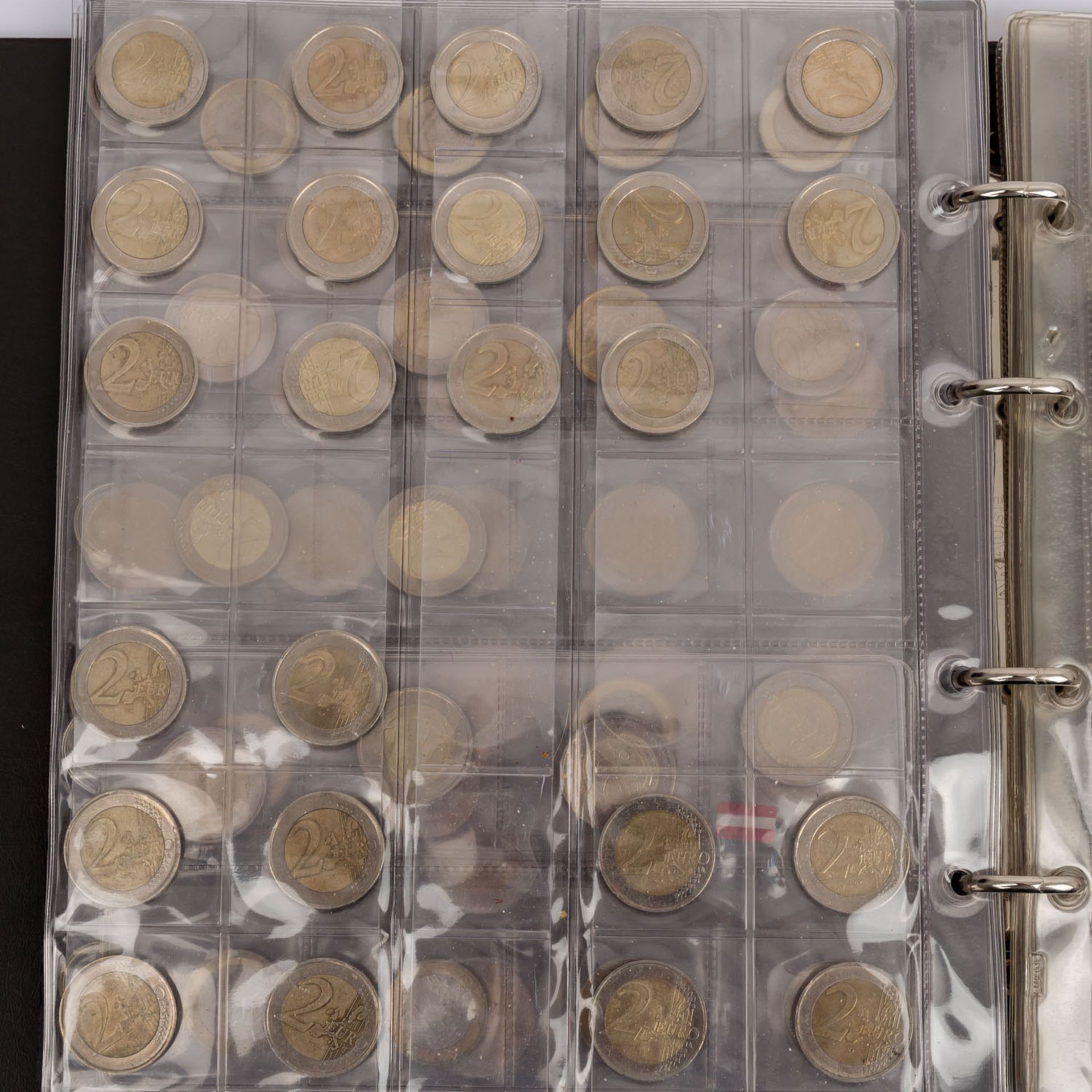Euro Münzen, Sammlung mit Schwerpunkt bei 1 und 2 Euro Münzen, ohne Kleinstaaten. Ca. 378 Euro - Bild 8 aus 8