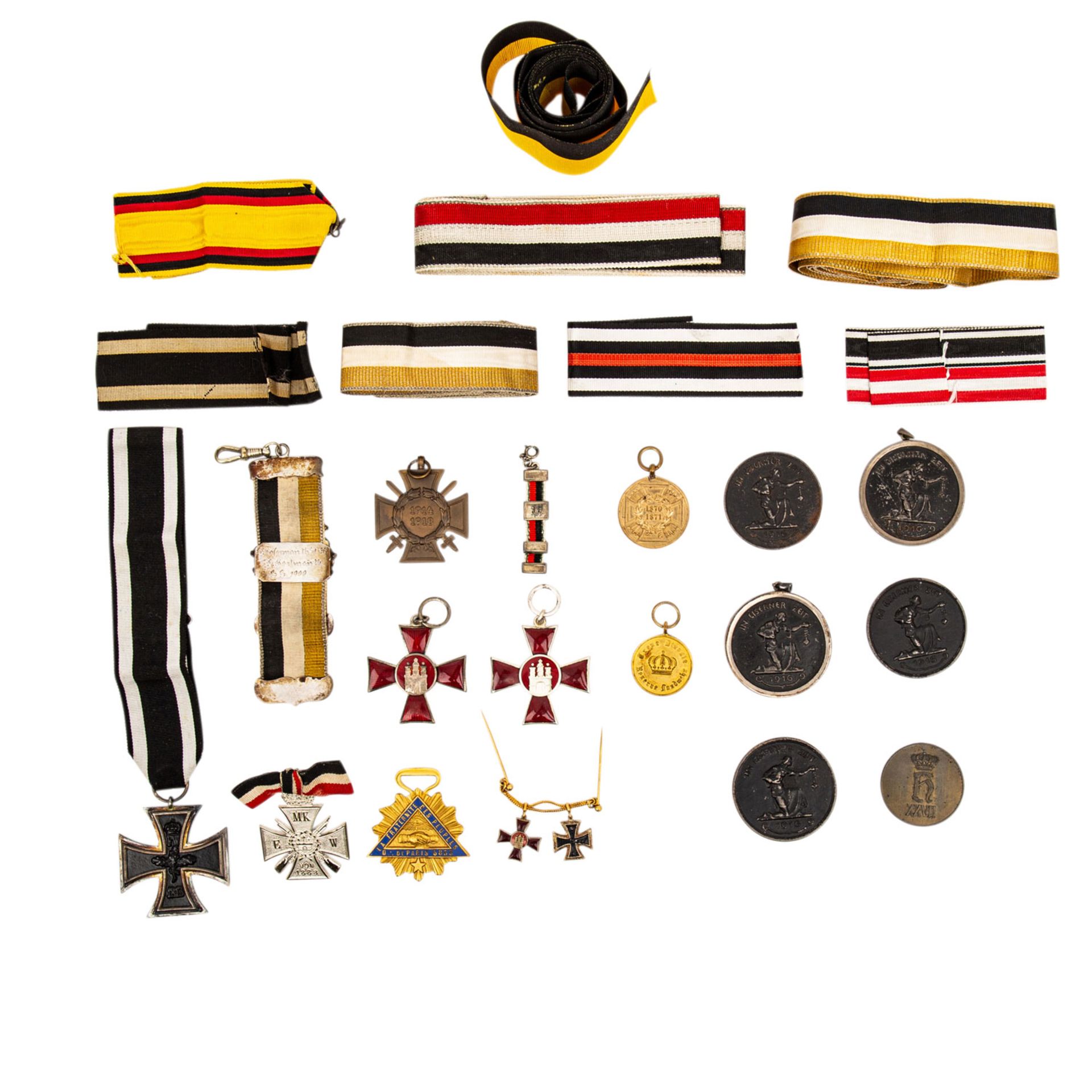 Auszeichnungen und Medaillen, Deutschland 19.Jh/ 20.Jh. - u.a.1 x Miniaturkette mit 2 - Image 2 of 5