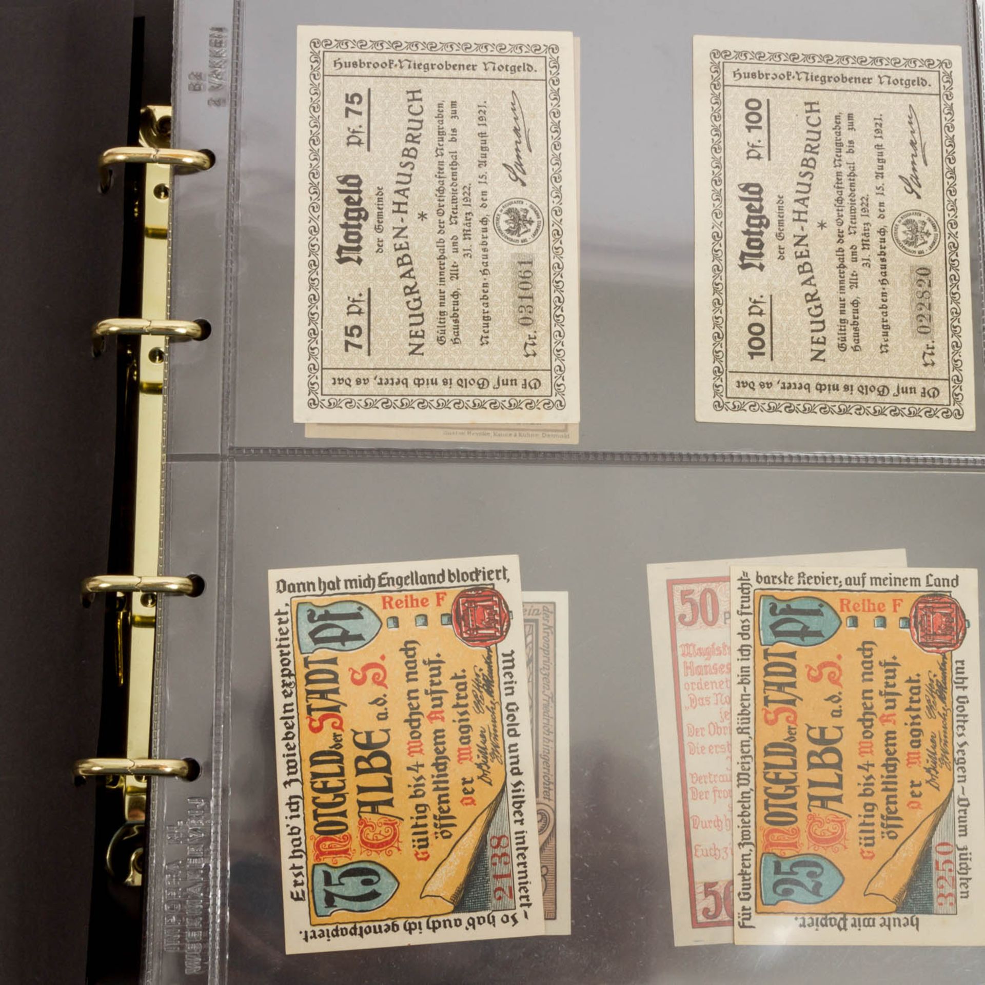 Deutsches Notgeld in 400 verschiedenen Noten, frühe 1920er Jahre, viele Ausgaben in oft - Image 3 of 7