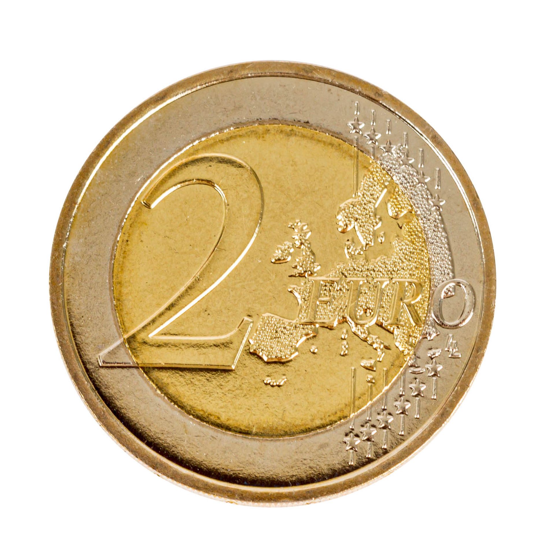 Monako / Monaco - 2 Euro 2007, Motiv Grace Kelly, die am meisten gesuchte 2 Euro Münze, auf den 25. - Bild 2 aus 3