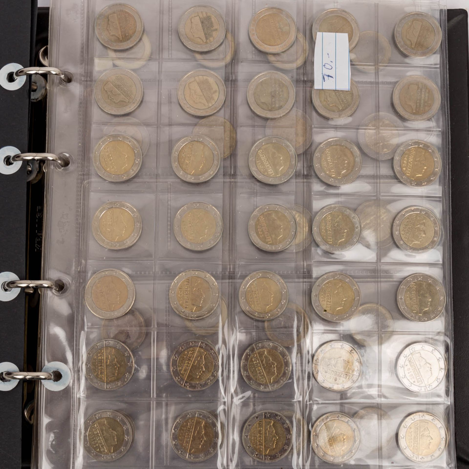 Euro Münzen, Sammlung mit Schwerpunkt bei 1 und 2 Euro Münzen, ohne Kleinstaaten. Ca. 378 Euro - Bild 3 aus 8