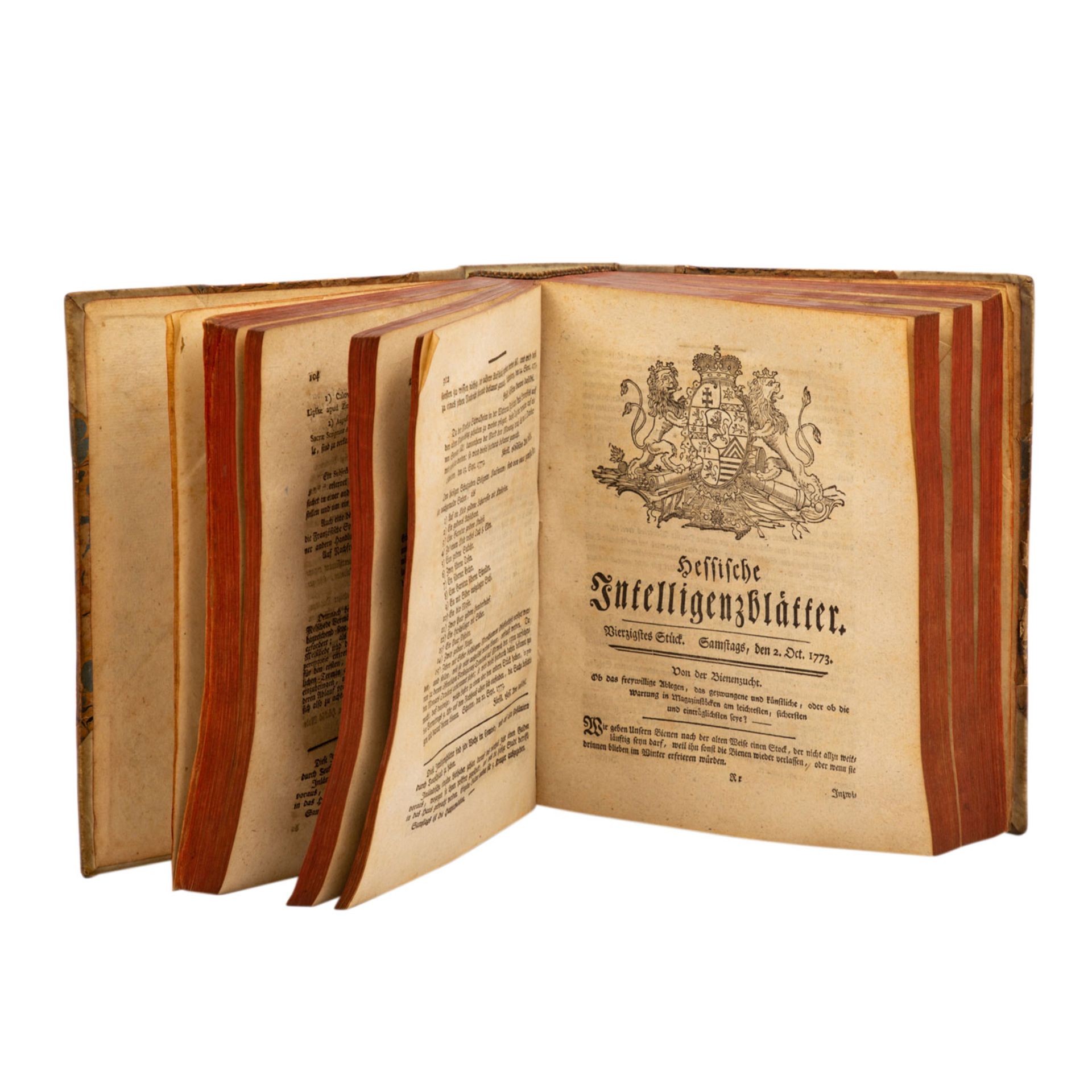 Hessische Intelligenzblätter, Sammelband der Jahre 1772-1775 - Landwirtschaftliche - Bild 3 aus 4