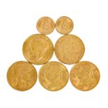 GOLDLOT ca. 33,5 g fein, bestehend aus Schweiz 2 x 20 Franken Vreneli 1922 B und 1935 LB, GB 1
