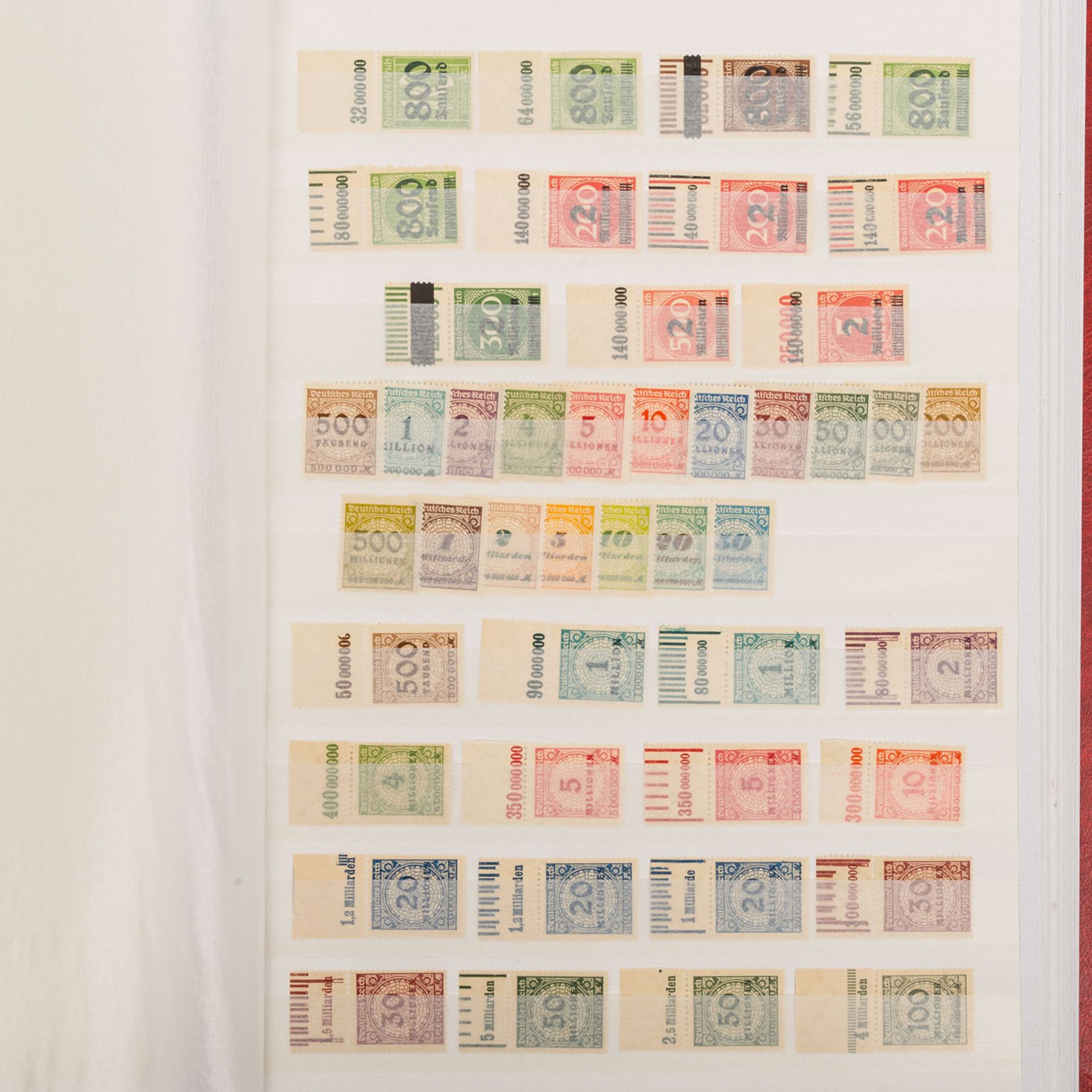 Deutsches Reich - Spezialisierte Sammlung postfrisch, meist Inflation, nach WZ, Farben und - Bild 4 aus 7
