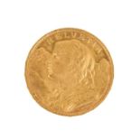 Schweiz/GOLD - 20 Franken Vreneli 1926 B, ca. 5,8 g fein, ss Switzerland/GOLD - 20 francs Vreneli