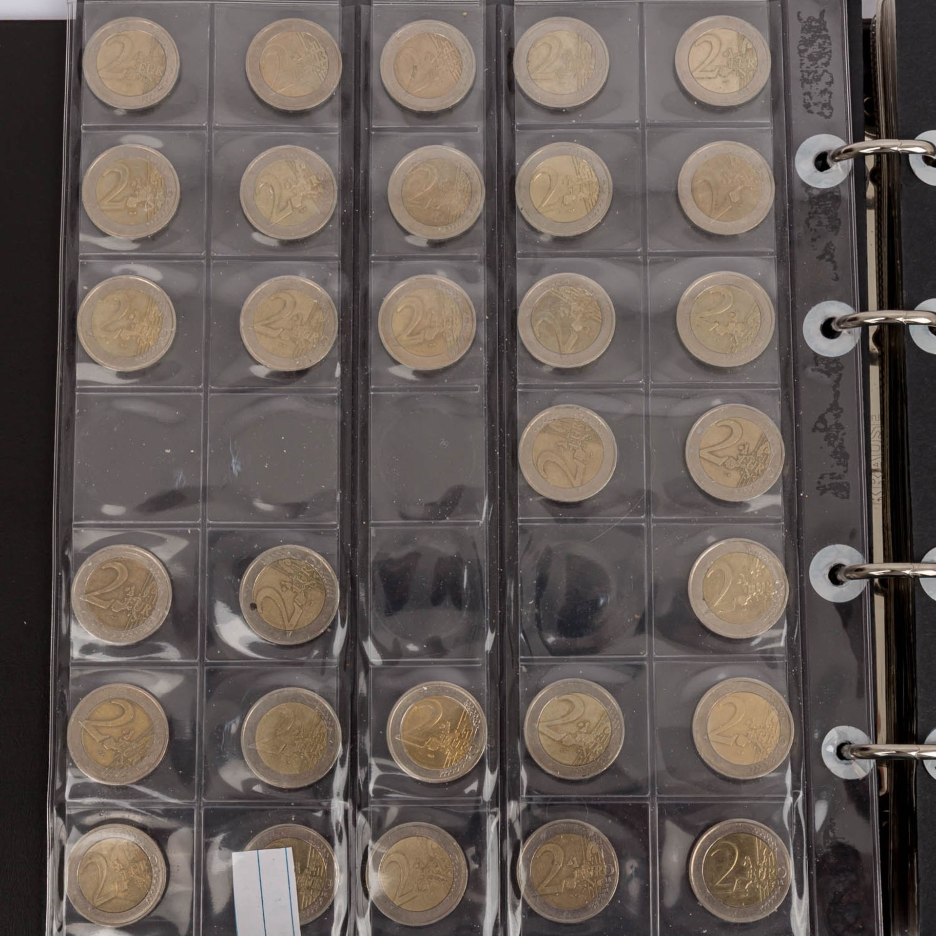Euro Münzen, Sammlung mit Schwerpunkt bei 1 und 2 Euro Münzen, ohne Kleinstaaten. Ca. 378 Euro - Bild 2 aus 8