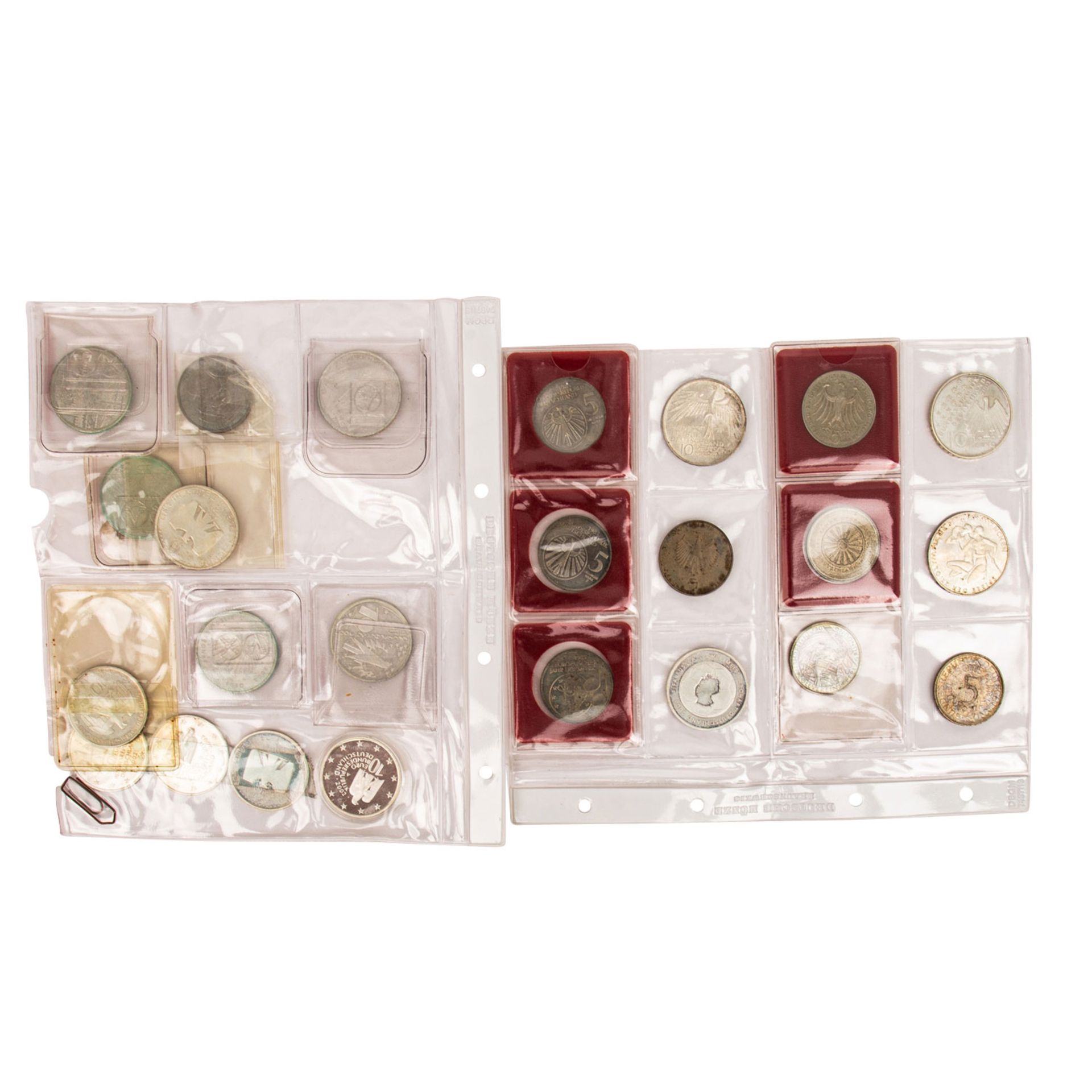 BRD - Konvolut moderner Gedenkprägungen, überwiegend DM Münzen, teils in Silber. FRG - A collection