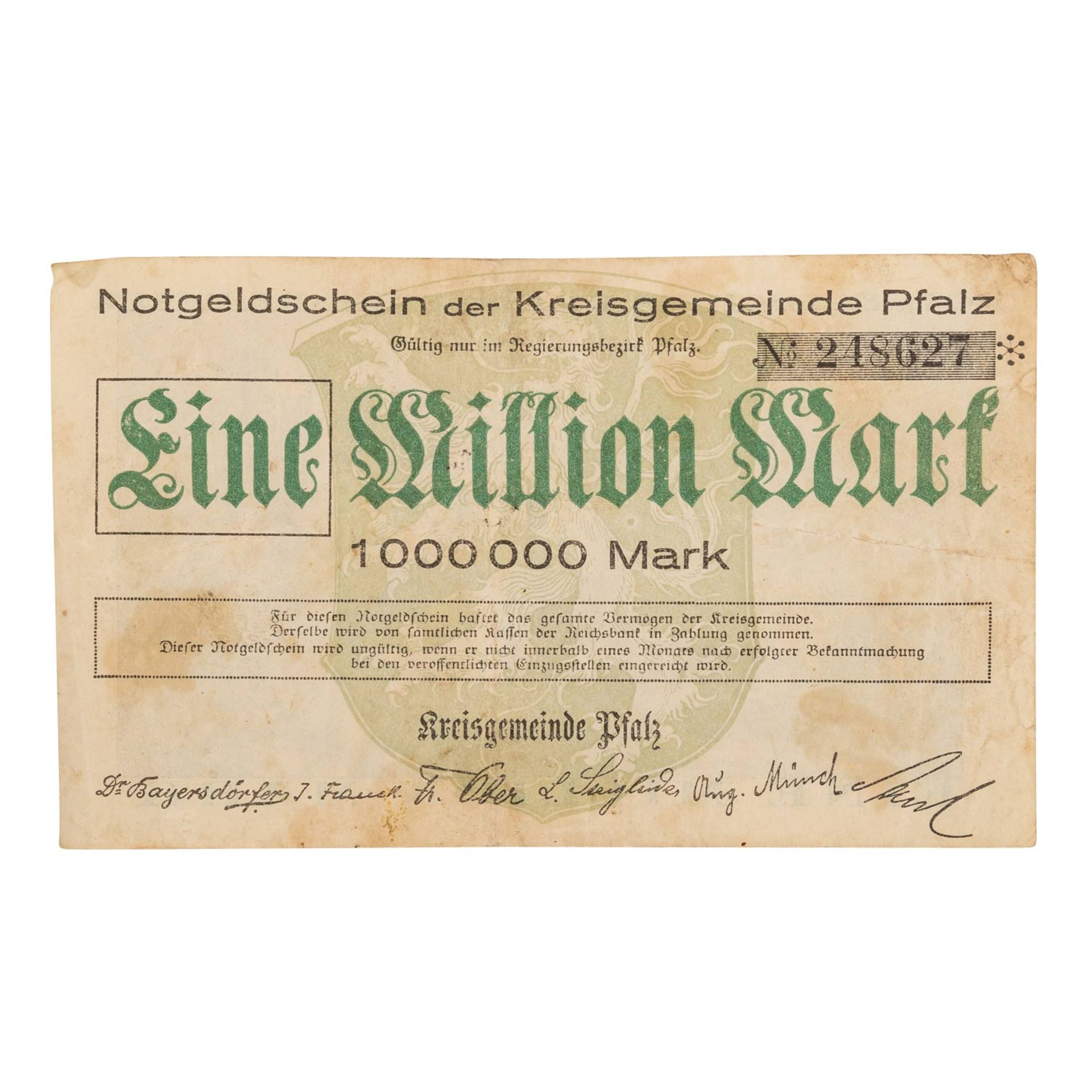 Konvolut historischer deutscher Banknoten - - Image 4 of 5