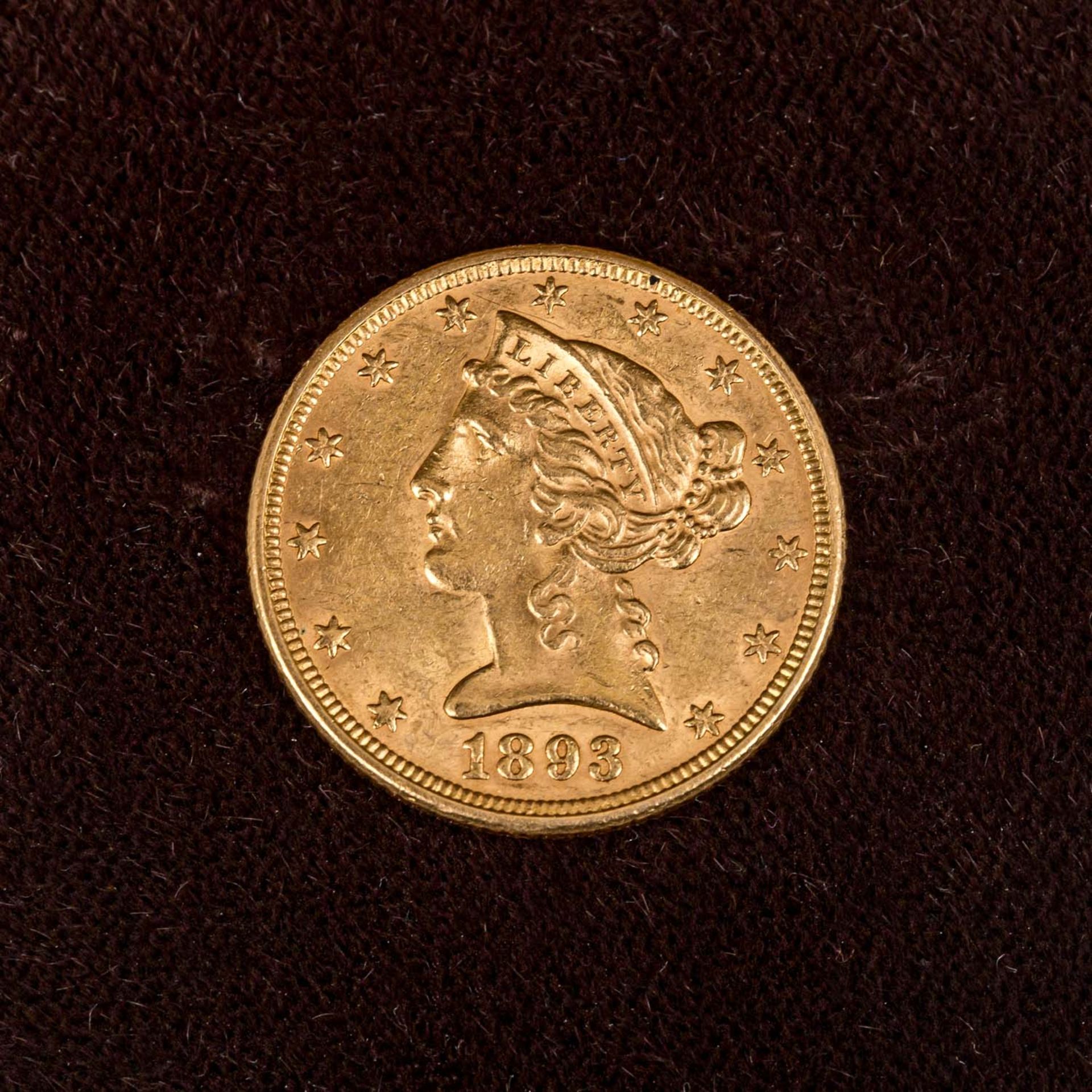 USA - 5 Dollars 1893 o. Mzz. - Bild 2 aus 3
