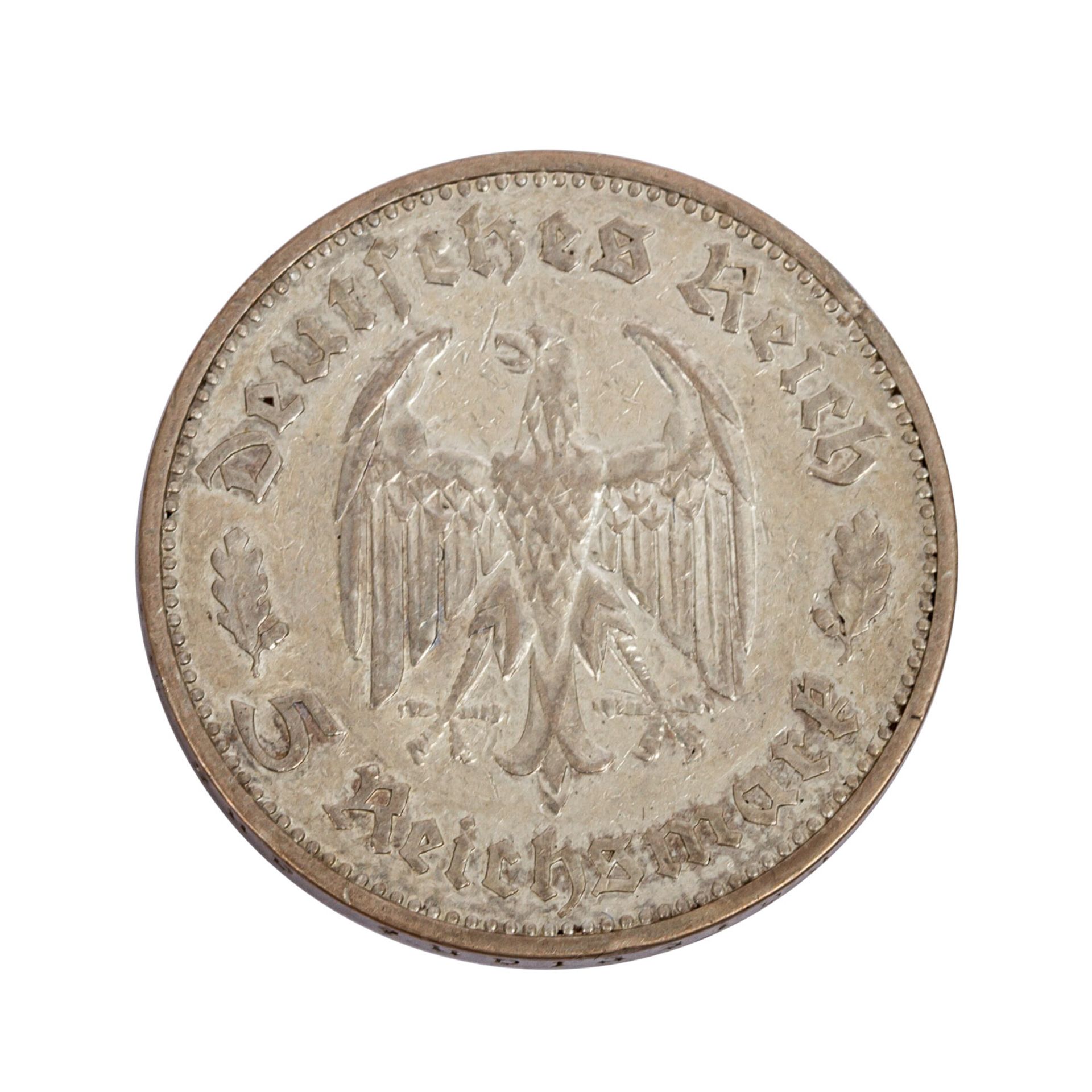 Drittes Reich, 5 Reichsmark Schiller - Bild 2 aus 2