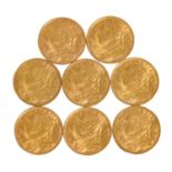 Schweiz / GOLD - 8 x 20 Franken,