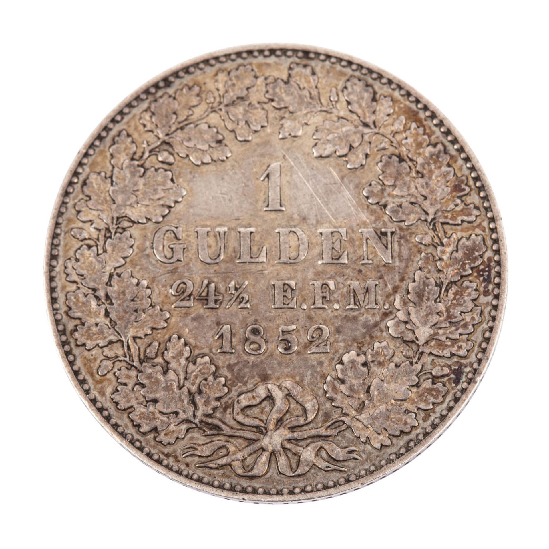 Hohenzollern Preussen - Gulden 1852/ A, - Image 2 of 2