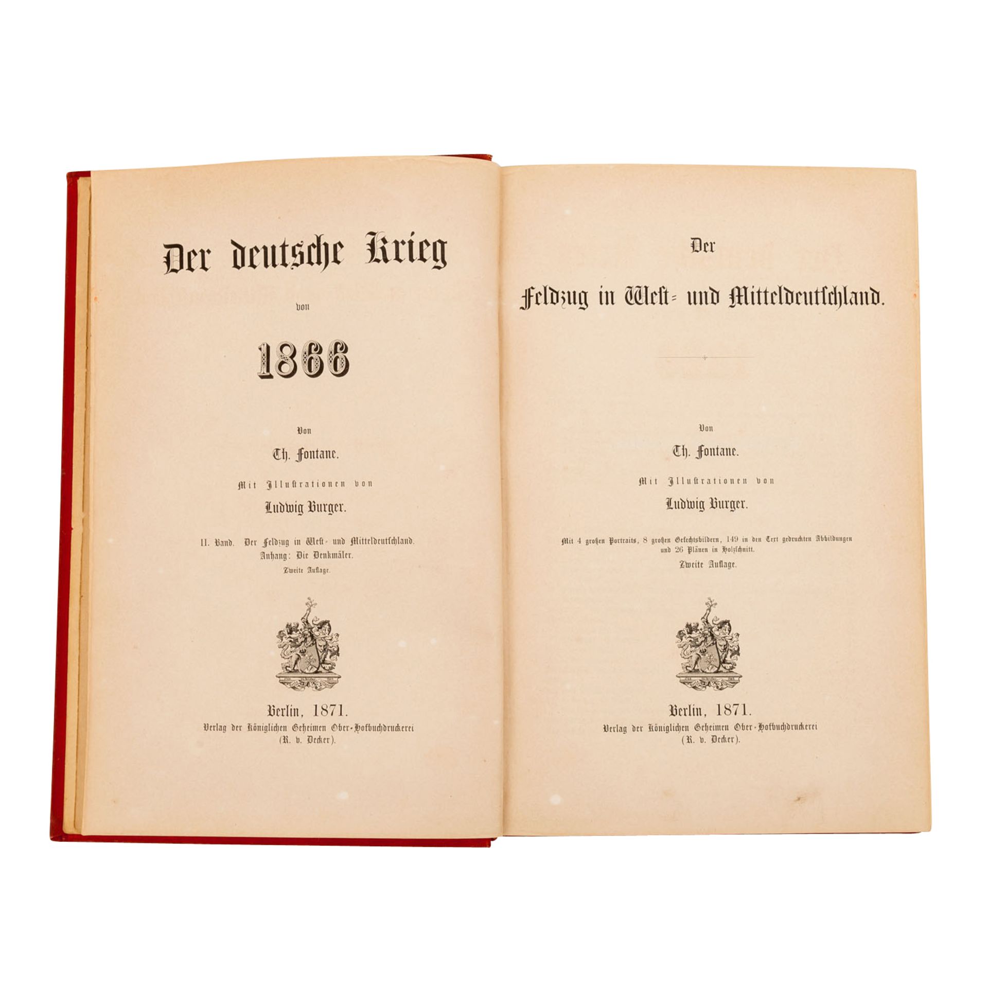 Der Deutsche Krieg von 1866 von Th. Fontane, - Image 2 of 3