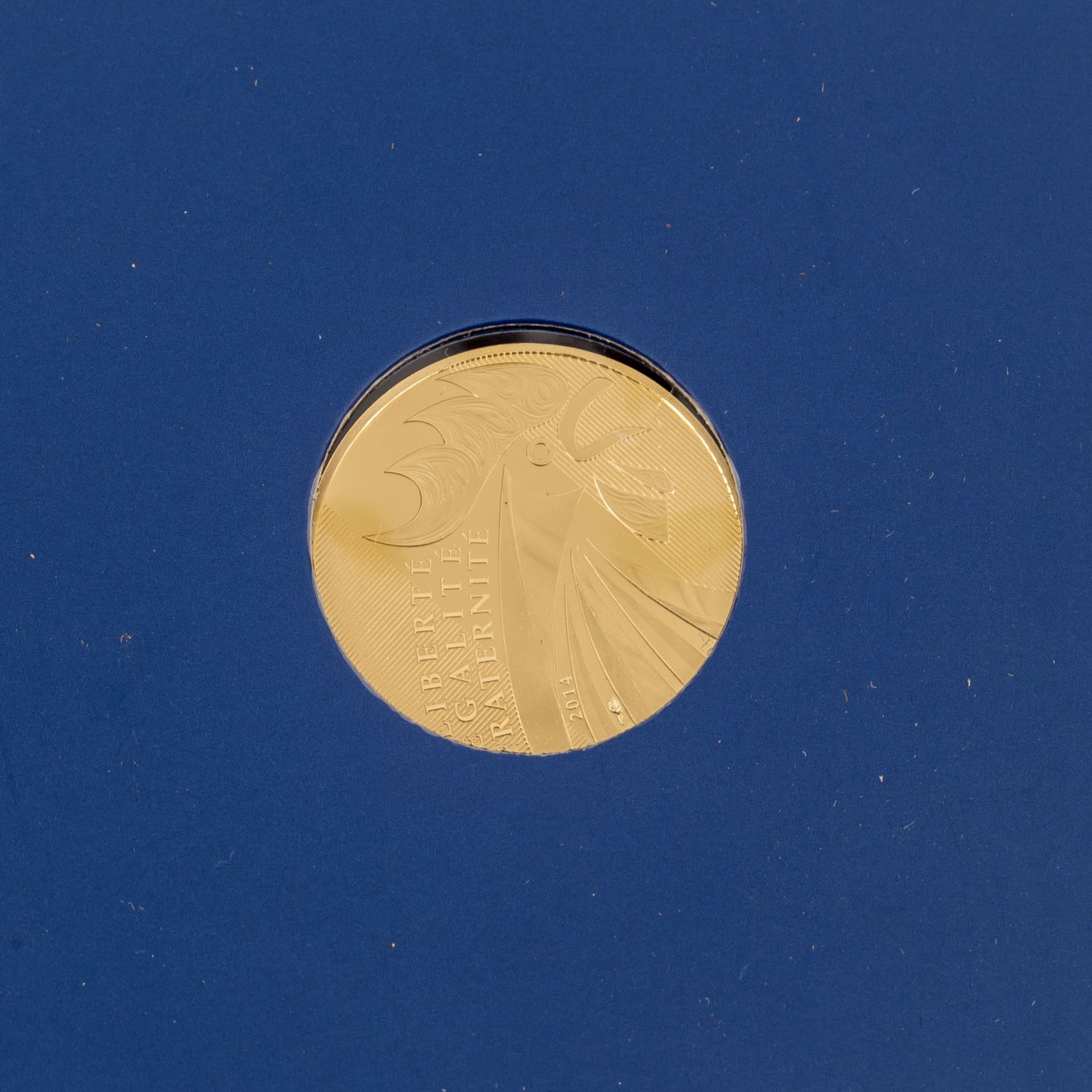 Frankreich/GOLD - 250€ 2014, fast prfr., - Image 3 of 3