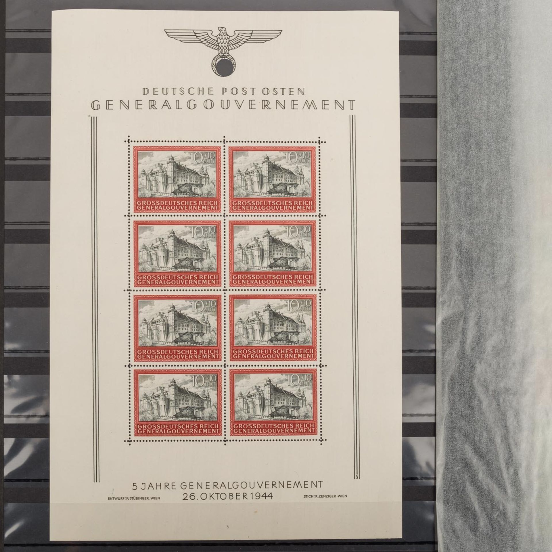 Briefmarkenalben DeutschlandRest einer großen Einlieferung in 2 Steckbüchern und 1 B - Bild 8 aus 11
