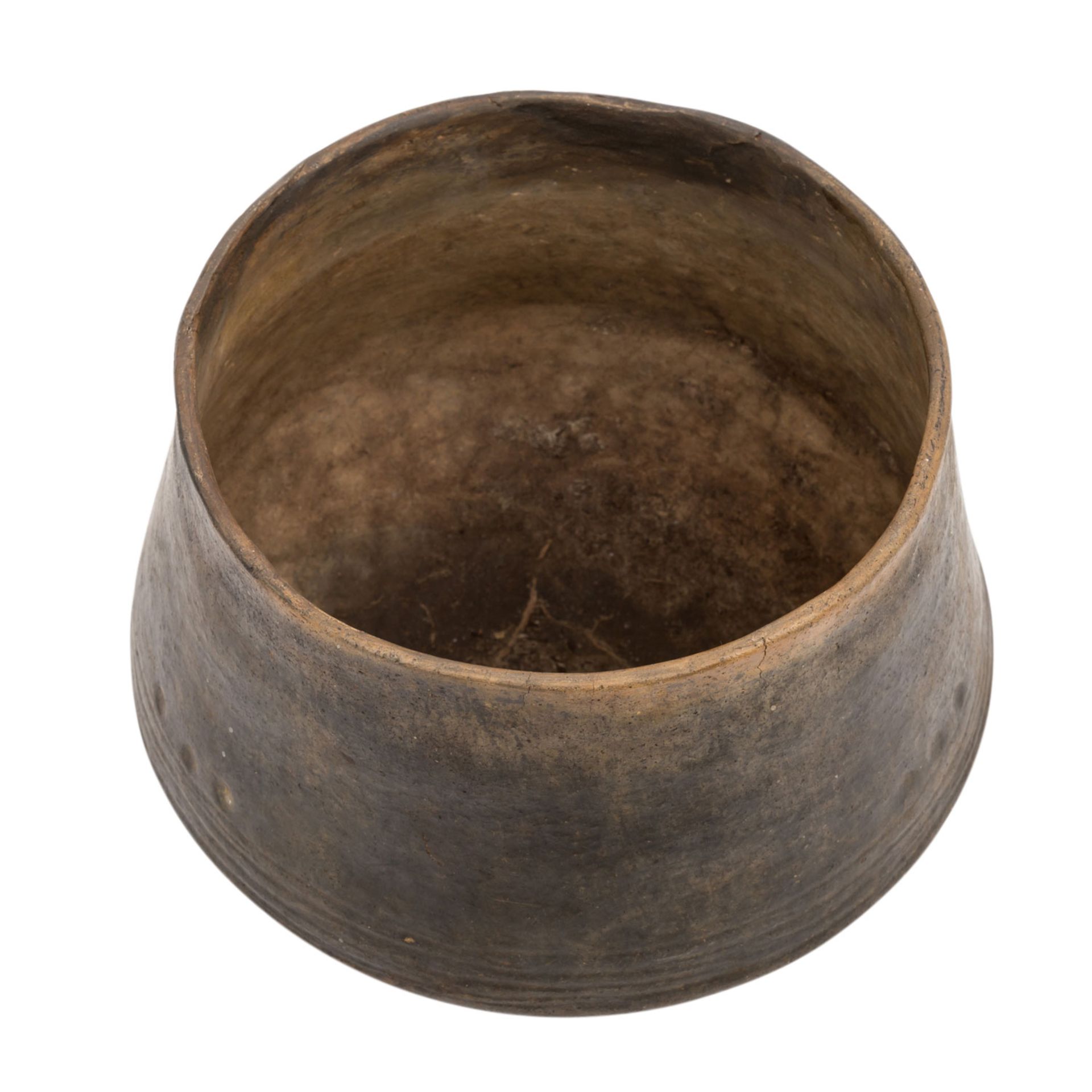 Prähistorische Keramik der Bronze-/Eisenzeit -großes, durch Graphit schwarz gefärbt - Image 3 of 3