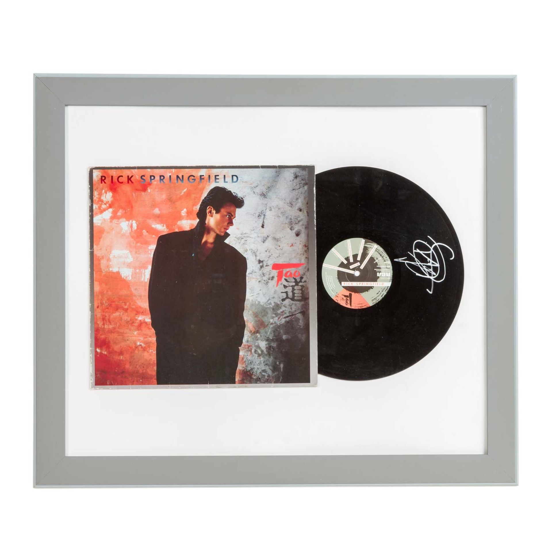 Autographen - Musiklegenden: RICK SPRINGFIELD,handsigniert auf LP mit Cover TAO. Hinte