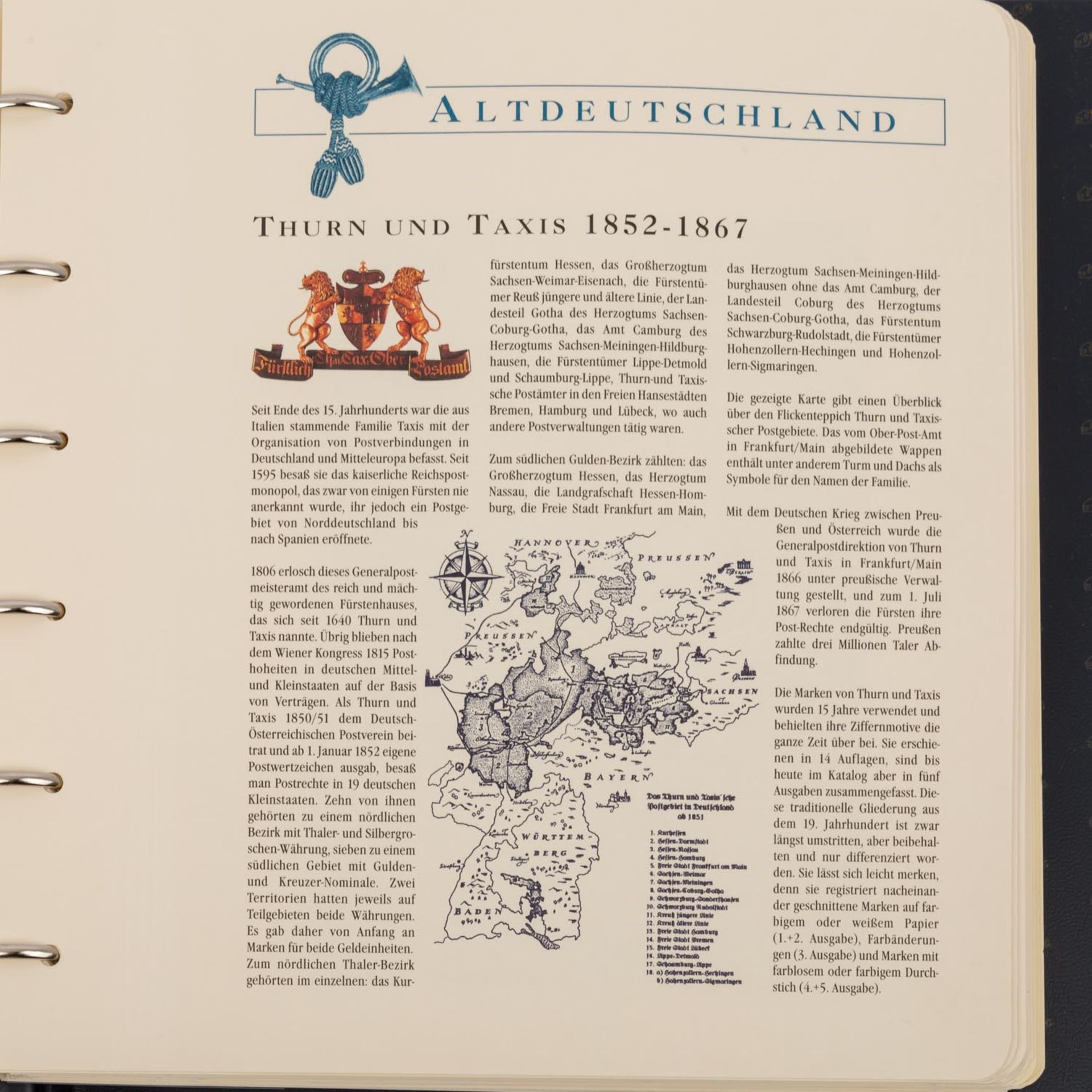 Briefmarkenalbum AltdeutschlandSammlung von postfrischen, ungebrauchten und gestempelt - Image 2 of 3