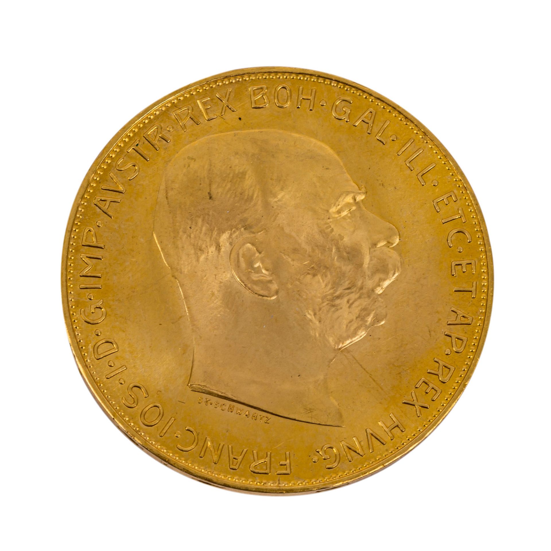 Österreich/GOLD - 100 Kronen 1915/NP,Franz Joseph, vz-stgl., 30,48g Gold fein.<br - Image 2 of 2